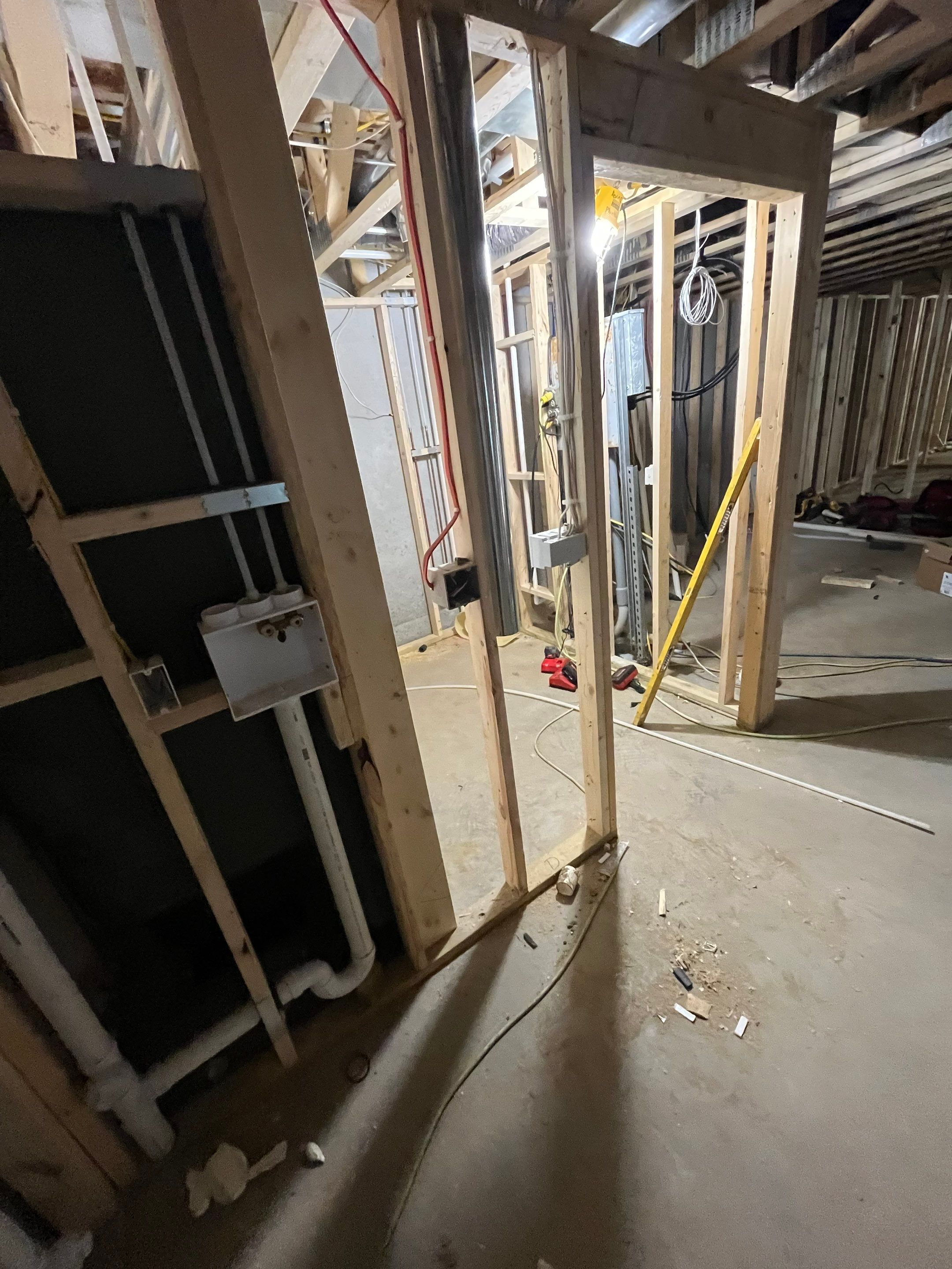 Custom Garage and Basement Epoxy Floor Coating in Menno by Select Painting, Coatings & Garage Cabinets