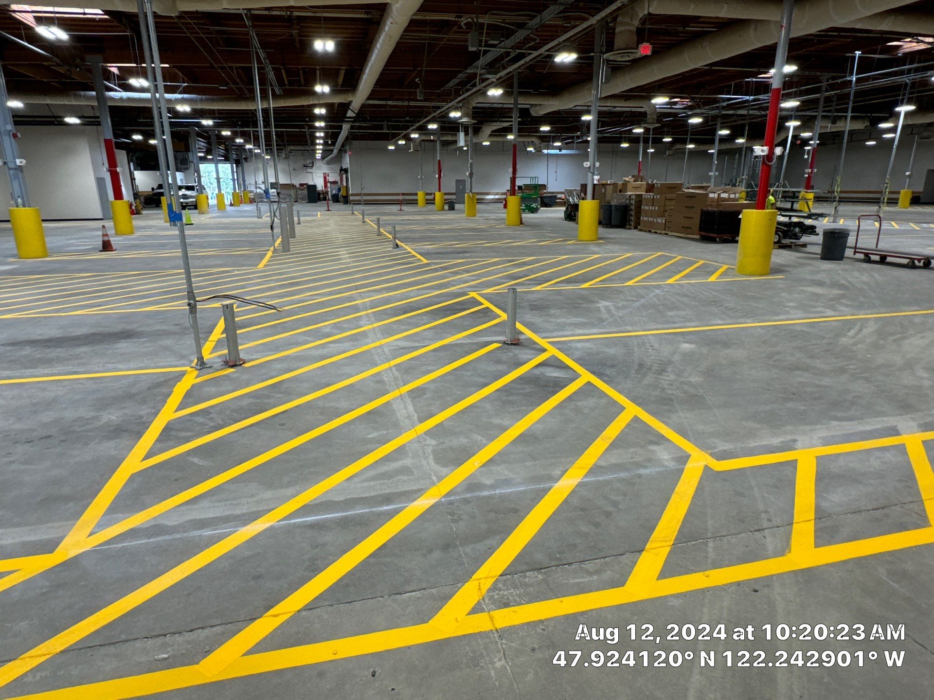 USPS Asphalt Patch Repair, Indoor Parking Lot Sandblast, Outdoor Parking Lot Sealcoating & Indoor/Outdoor Parking Lot Striping  by Jireh Asphalt & Concrete Inc 