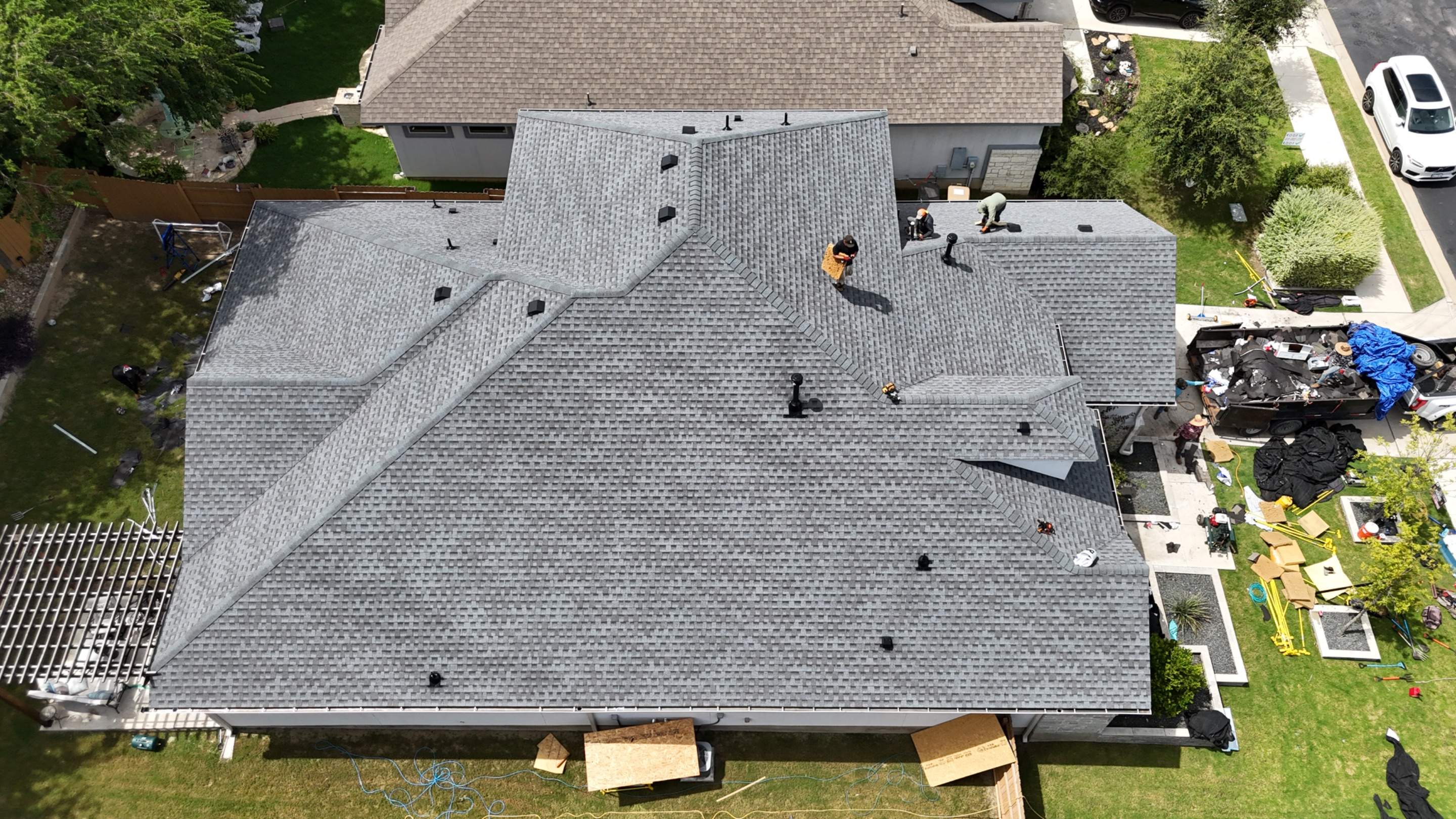Pewter Gray - GAF Timberline HDZ by RoofsOnly.com