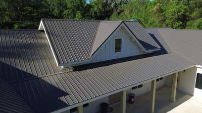 Metal Roof on New Construction in Gainesville, FL