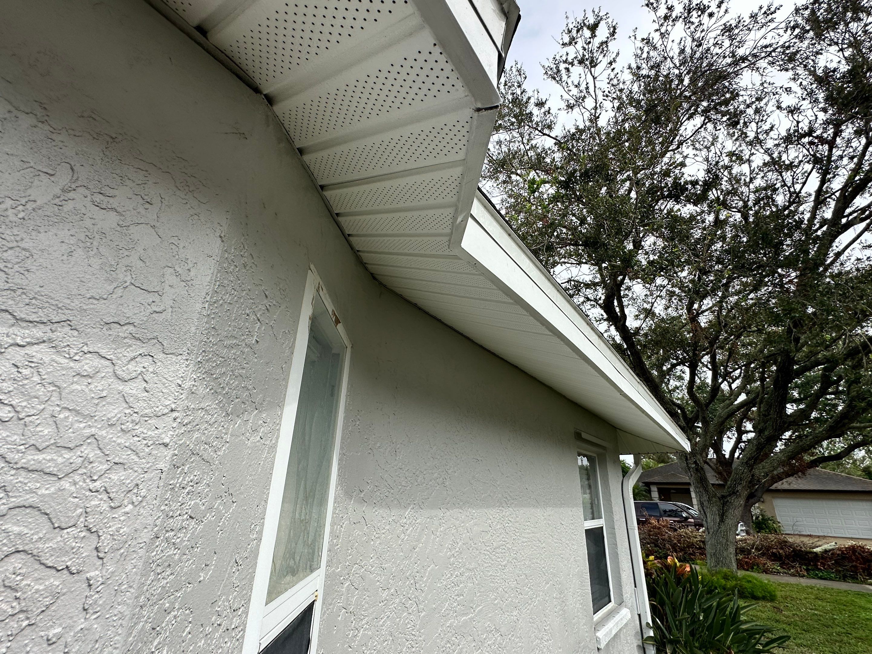 Install Vinyl Soffit in Sarasota FL by Gutter Professors