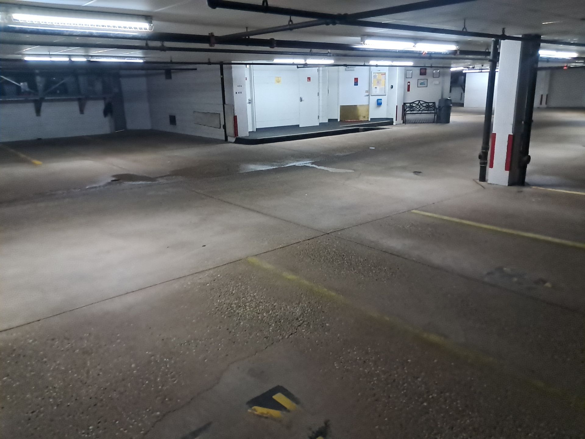 Parking Garage Sweeping & Concrete Deep Cleaning by Northern Power Washing LLC.