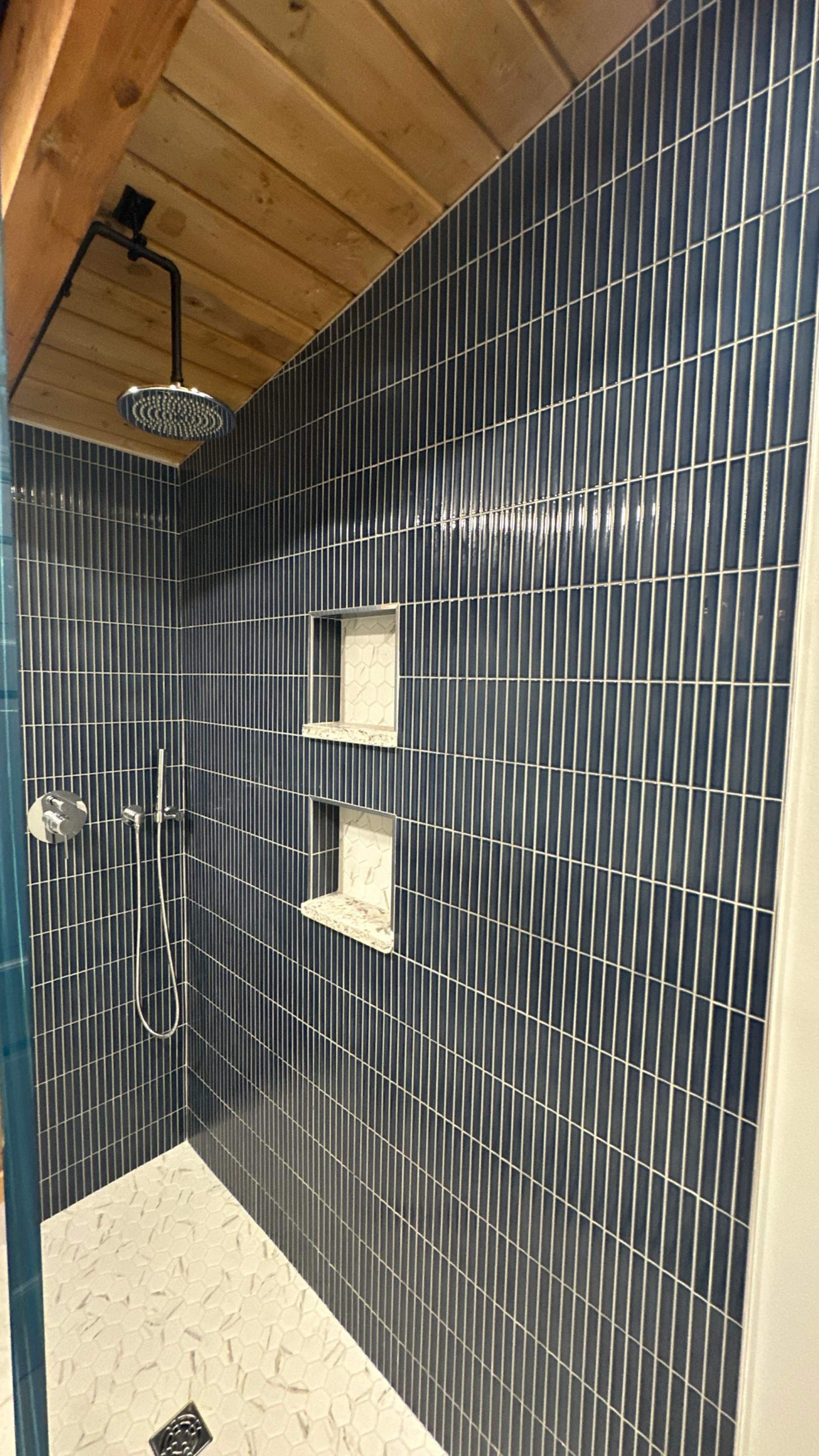 Brandt Double Bathroom Remodels by Integrity Tile and Home LLC