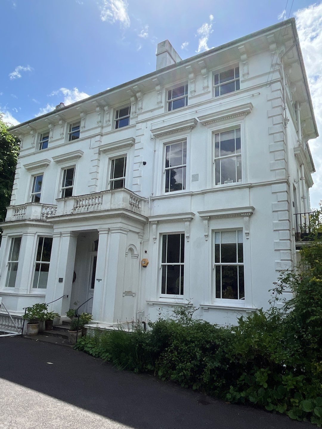 Render and patio clean using Pureseal Biocide by Ges Exterior Cleaning ltd