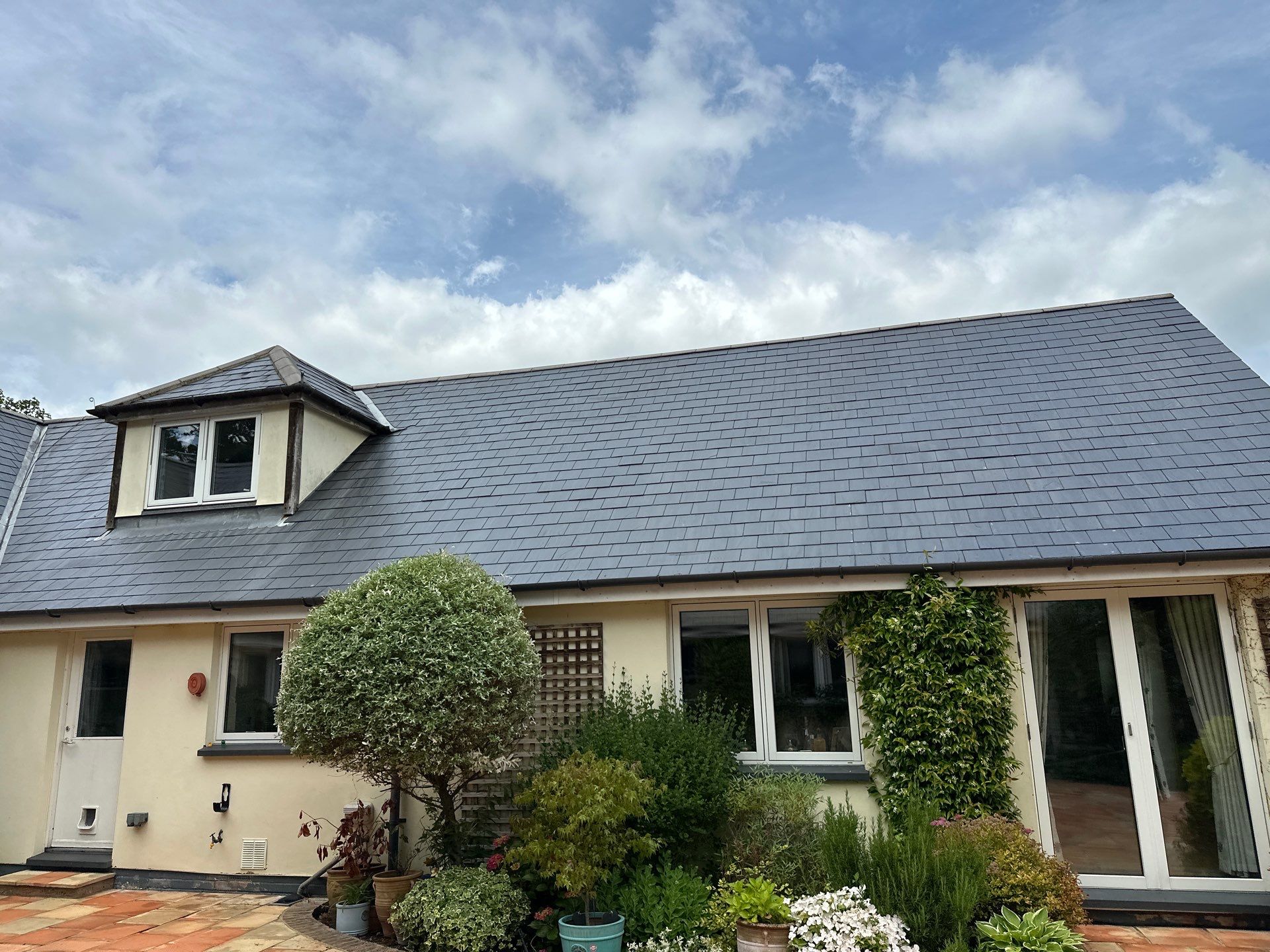 Roof and Patio Cleaning using Honda 15lpm Low Pressure Washing Machine by Ges Exterior Cleaning ltd
