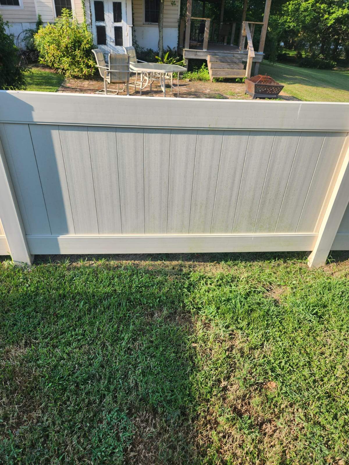 Fence Soft Wash by College Bros Outdoor services