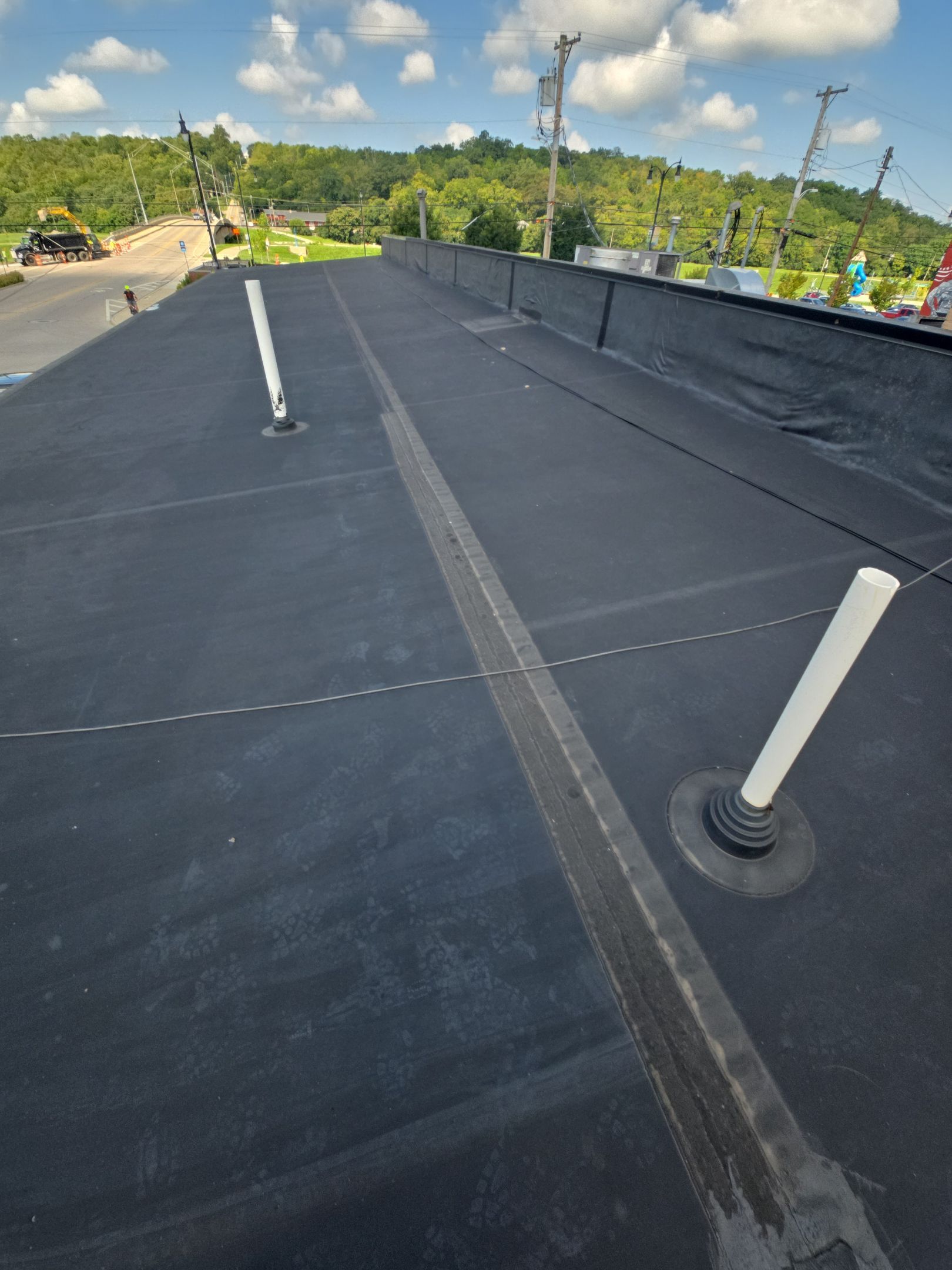 Commercial EPDM Roof Repair and Membrane Seam Sealing in Miamisburg by Level Up Roofing and Restoration Services LLC