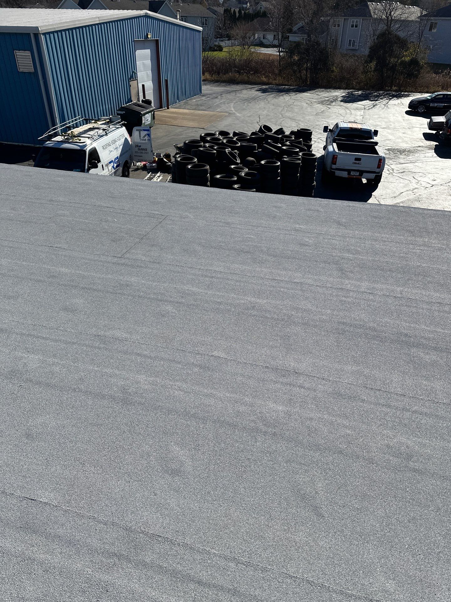 Commercial Roofing using Certainteed Flintastic Self Adhered by Stendahl Services