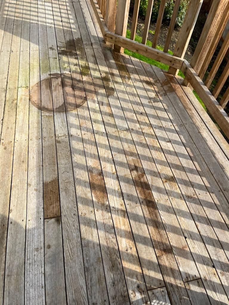 Deck Restoration using Armstrong-Clark Semi-Transparent Rustic Brown by Paul Schopp