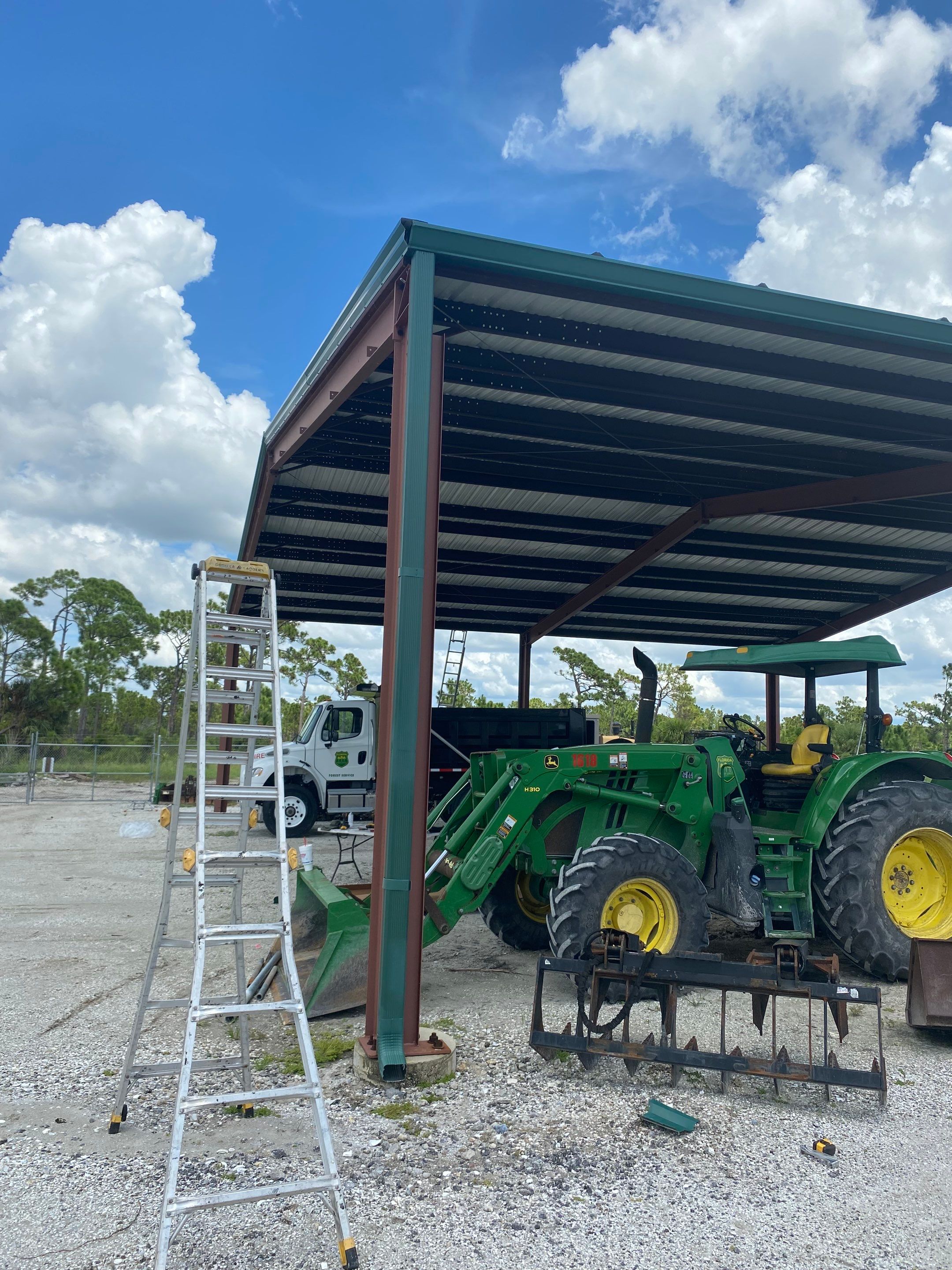 Commercial Soffit and Fascia Installation in North Port FL by Gutter Professors