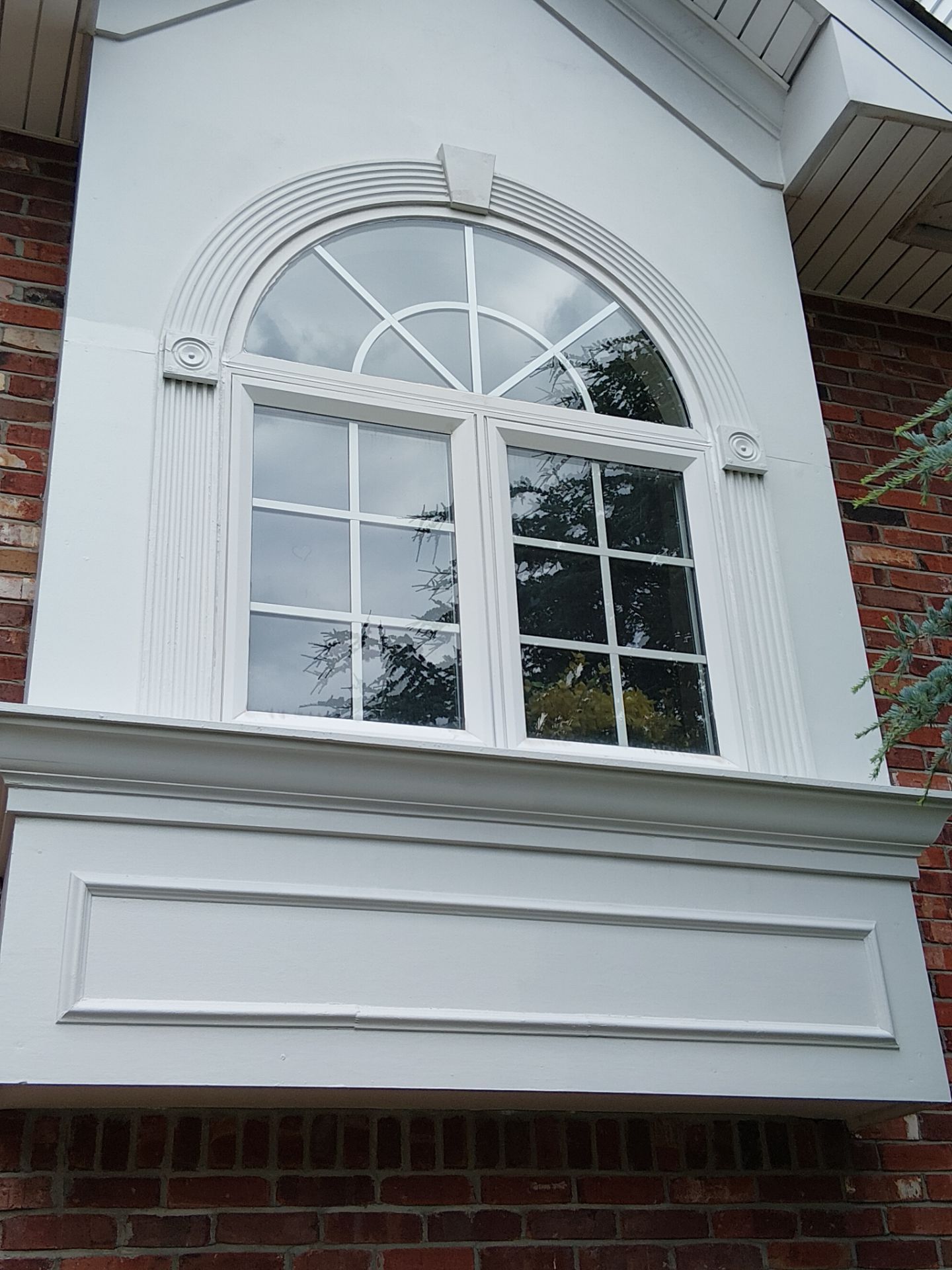 2nd-Story Exterior Trim Paint Repair – Chesterfield, MO by Legendary Services Company LLC.
