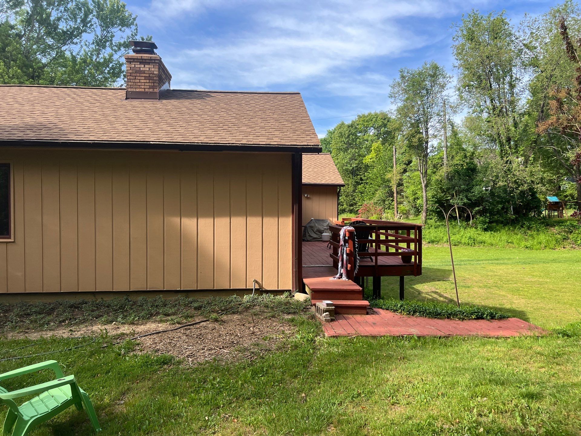 Exterior Painting on this Clarkston Home by Top Shelf Painter
