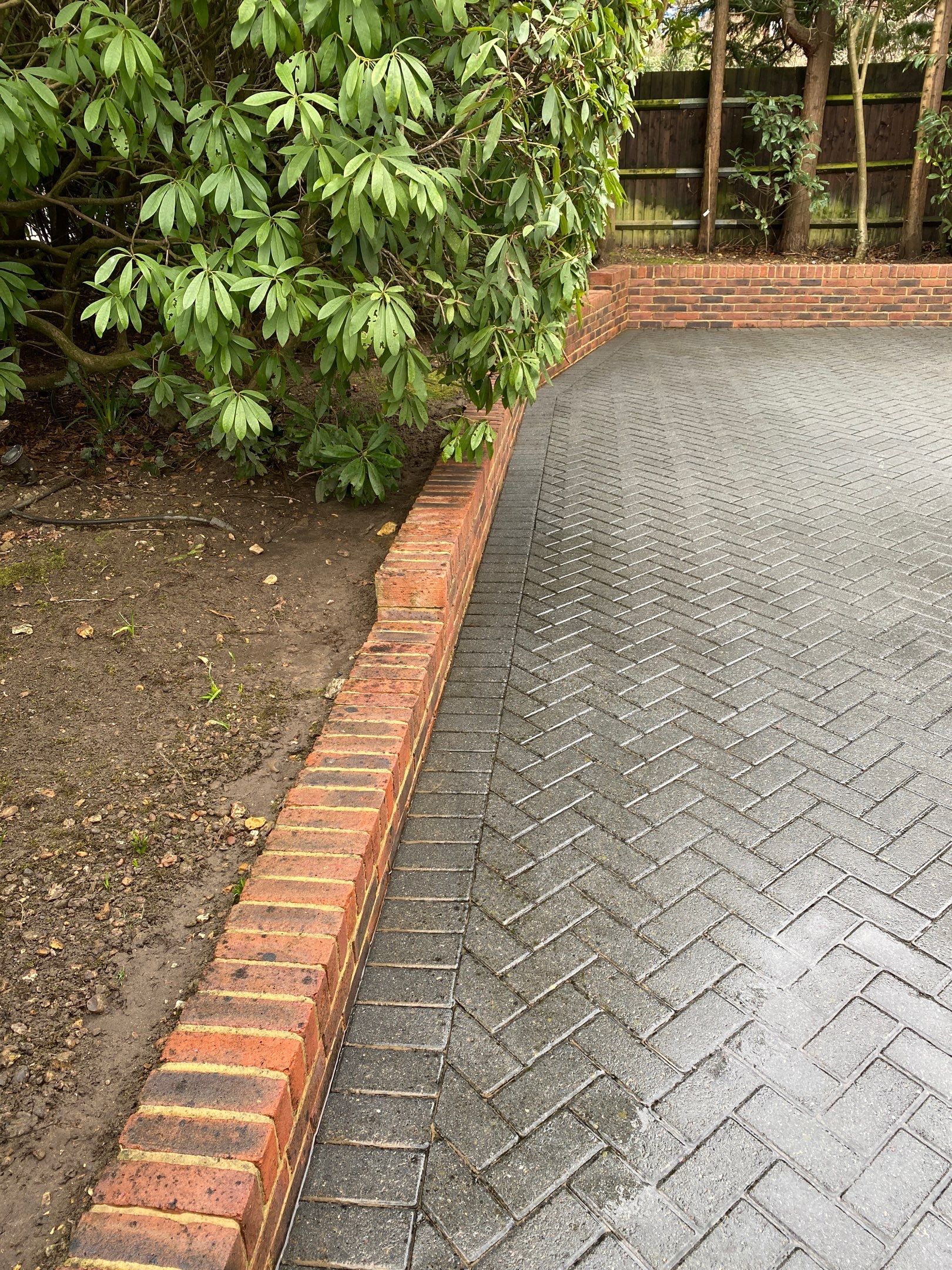 Driveway - Patio - Render Clean using honda 21 ltr/min by Ges Exterior Cleaning ltd