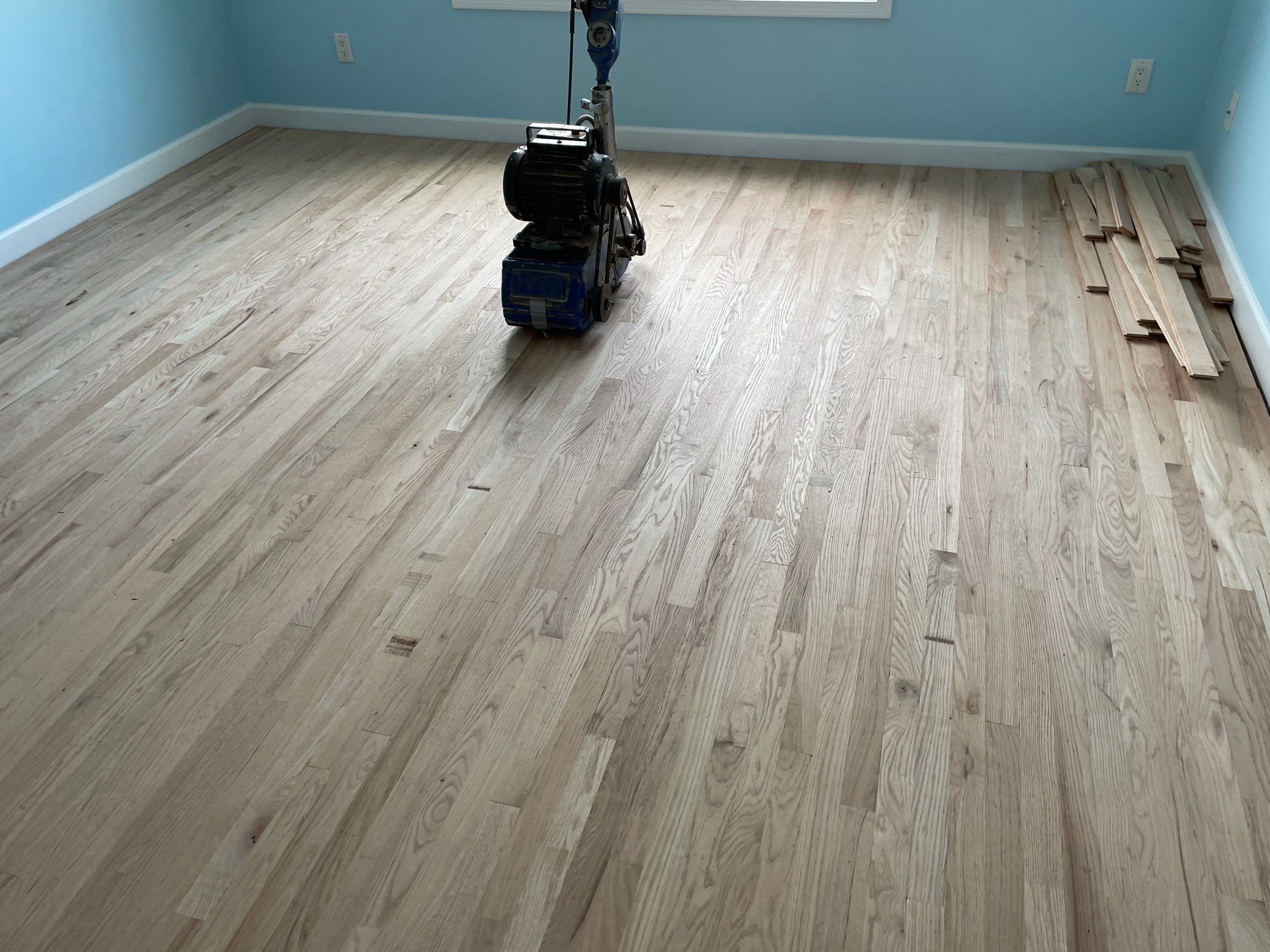 White Oak Install with Waterbased Finish by Footprints Floors of Coastal Carolina