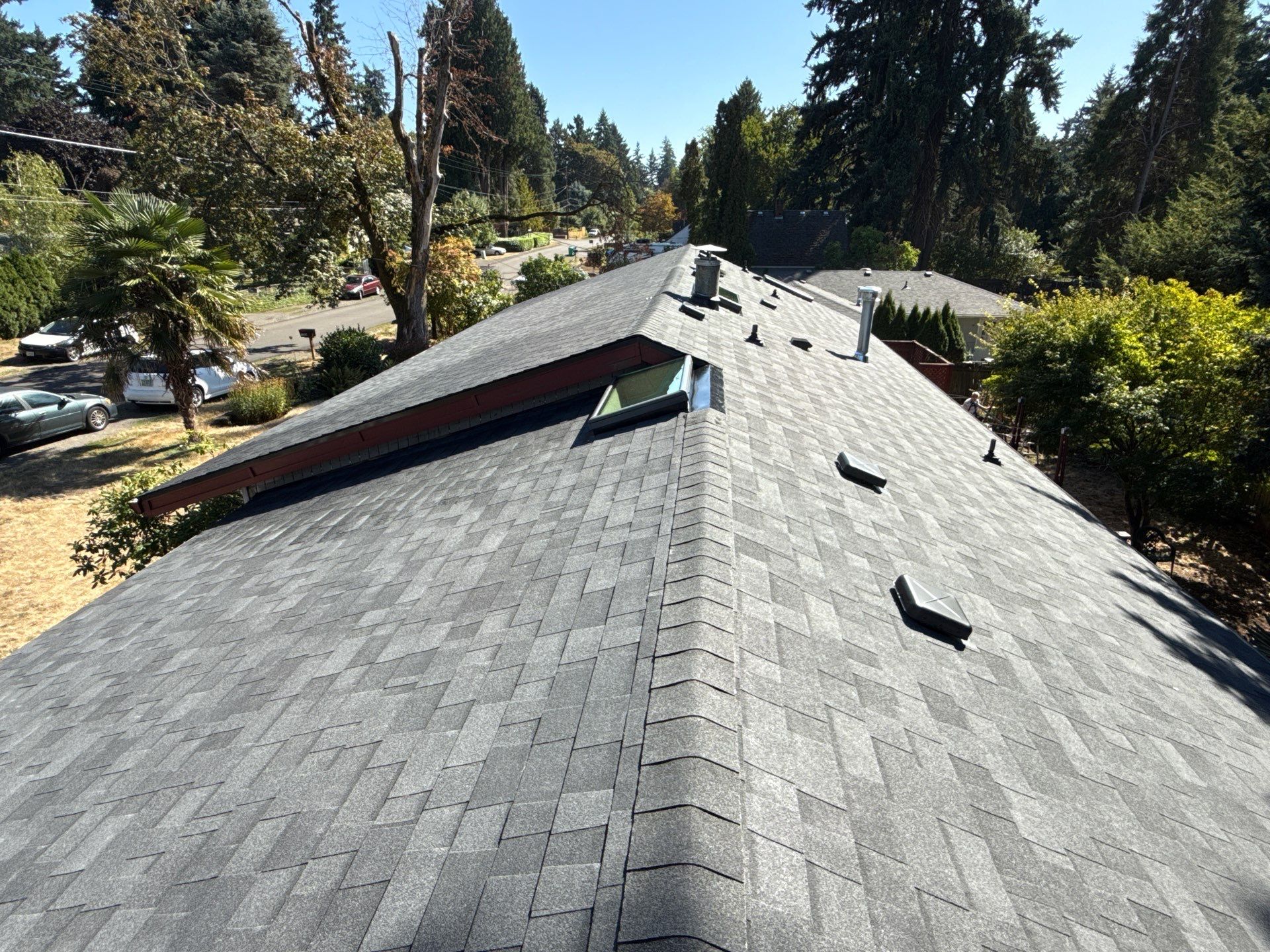 Project in Milwaukie by Tom Leach Roofing