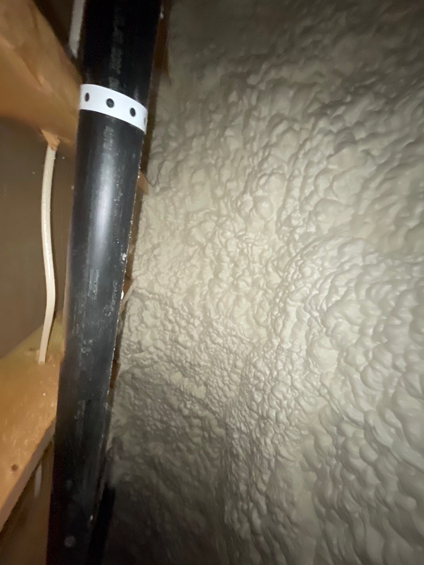 Attic Insulation using open cell spray foam by NYS Foam & Energy