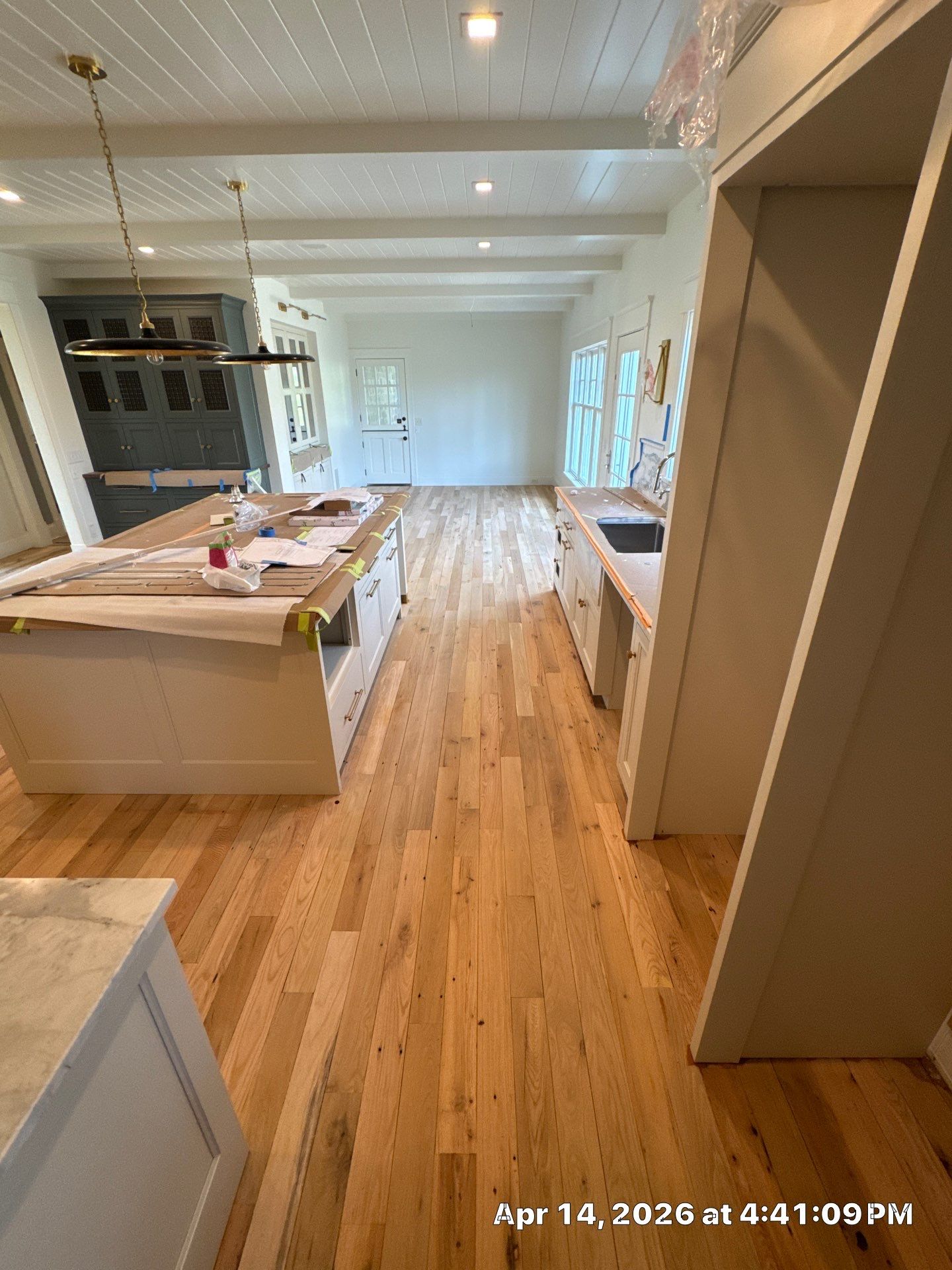 Sand and Finish, Herringbone Feature! by RTBaldwin Hardwood Floors