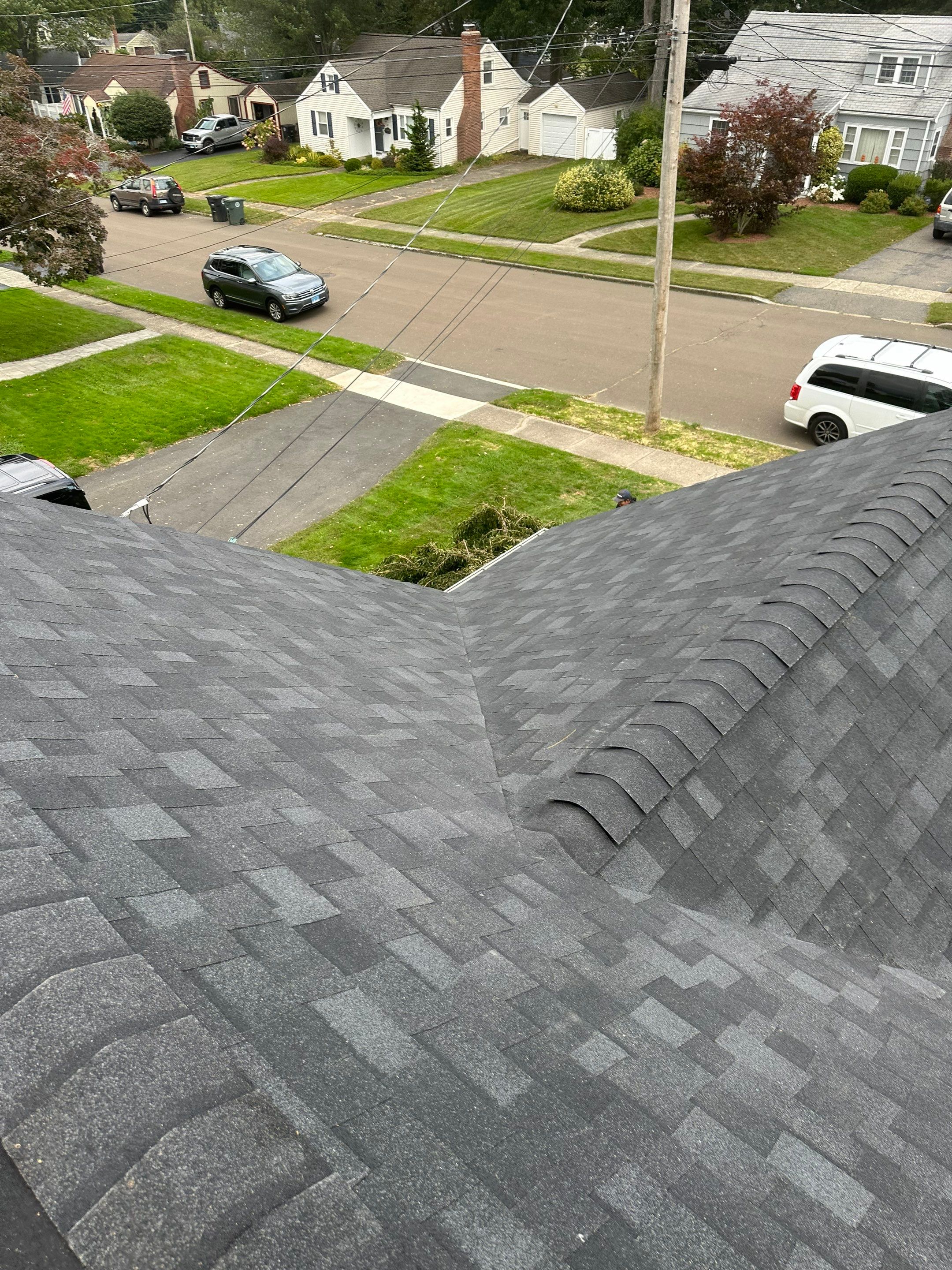 Residential Roofing Installation using Owens Corning TruDefinition Duration AR - Onyx Black & New Siding Install using Certainteed Sterling gray by A Plus Exterior