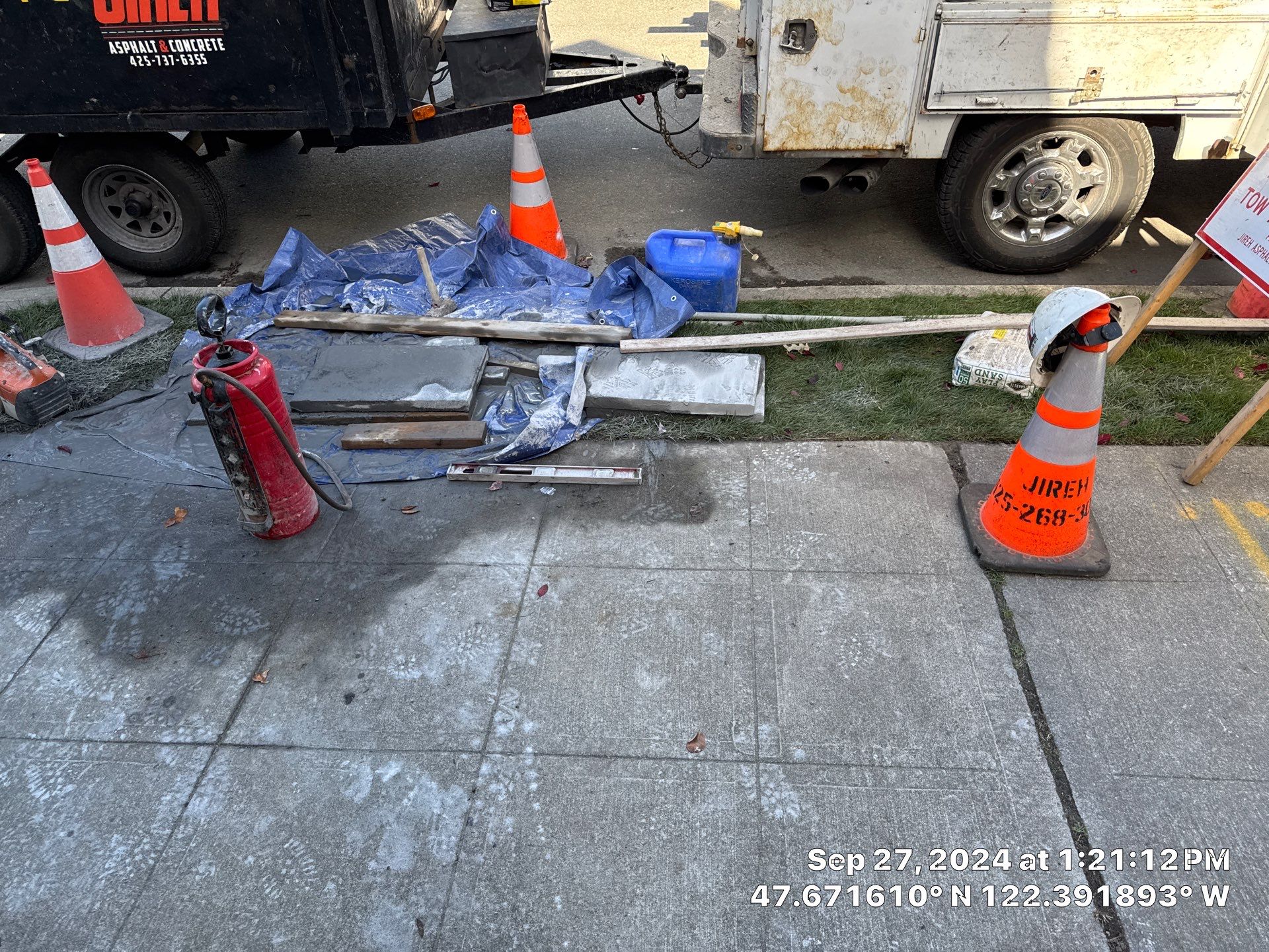 Paver Walkway & Turf Installation | Seattle  by Jireh Asphalt & Concrete Inc 
