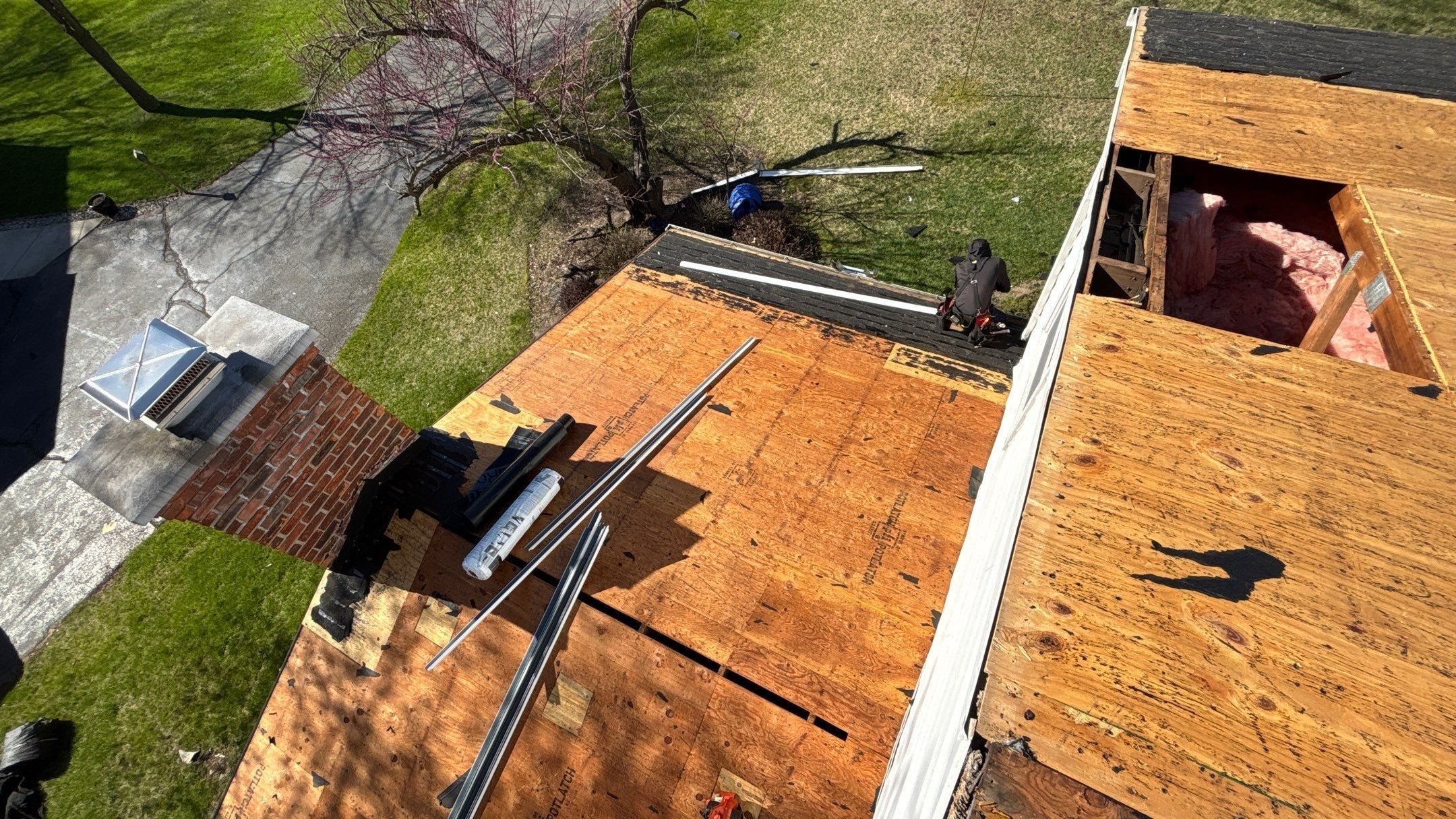 Roof Replacement using Owens Corning Onyx Black by 180 Contractors