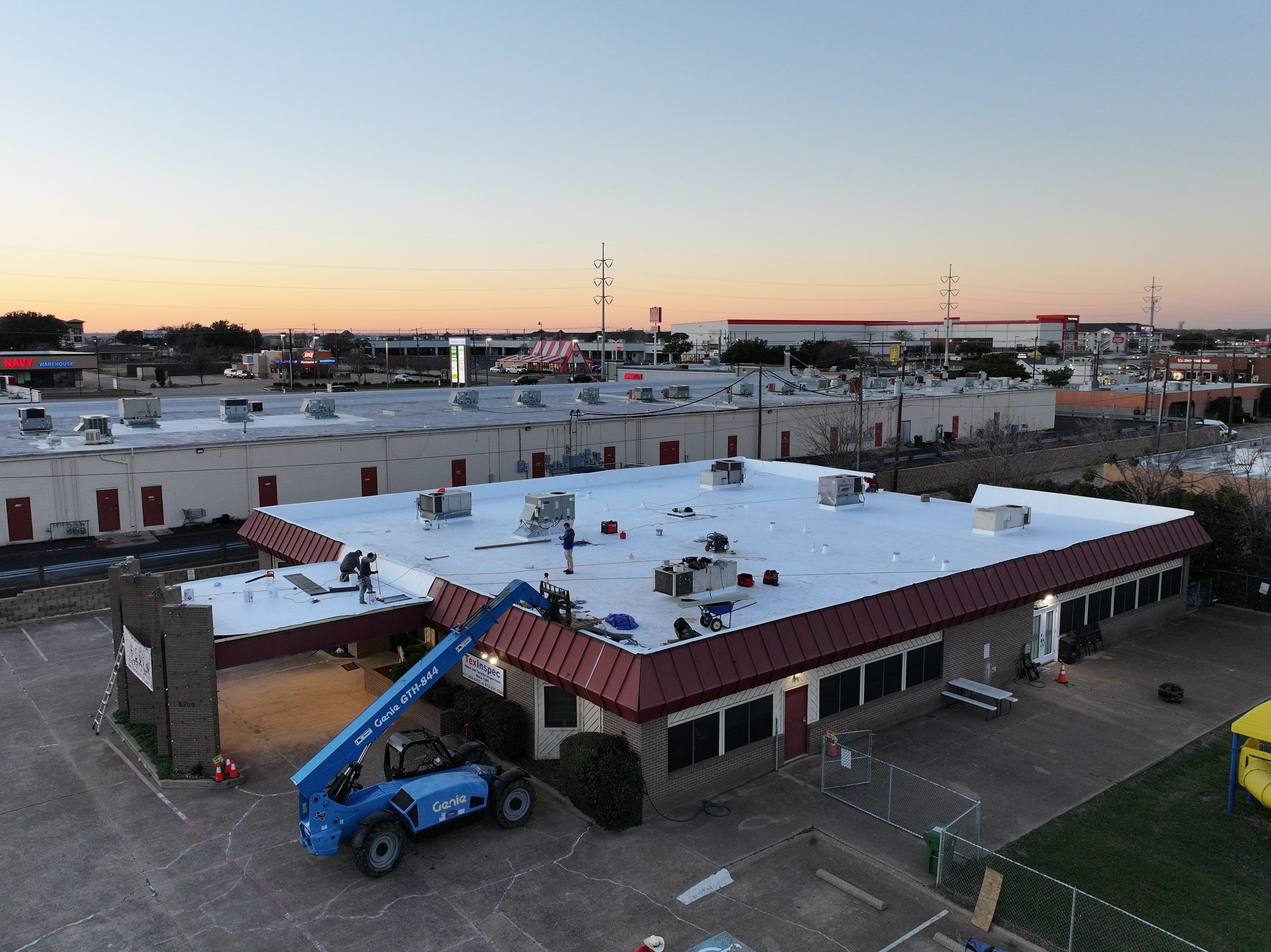 Commercial Roofing Installation using GAF Evergaurd TPO 60 Mil by Becker Roofing and Exteriors