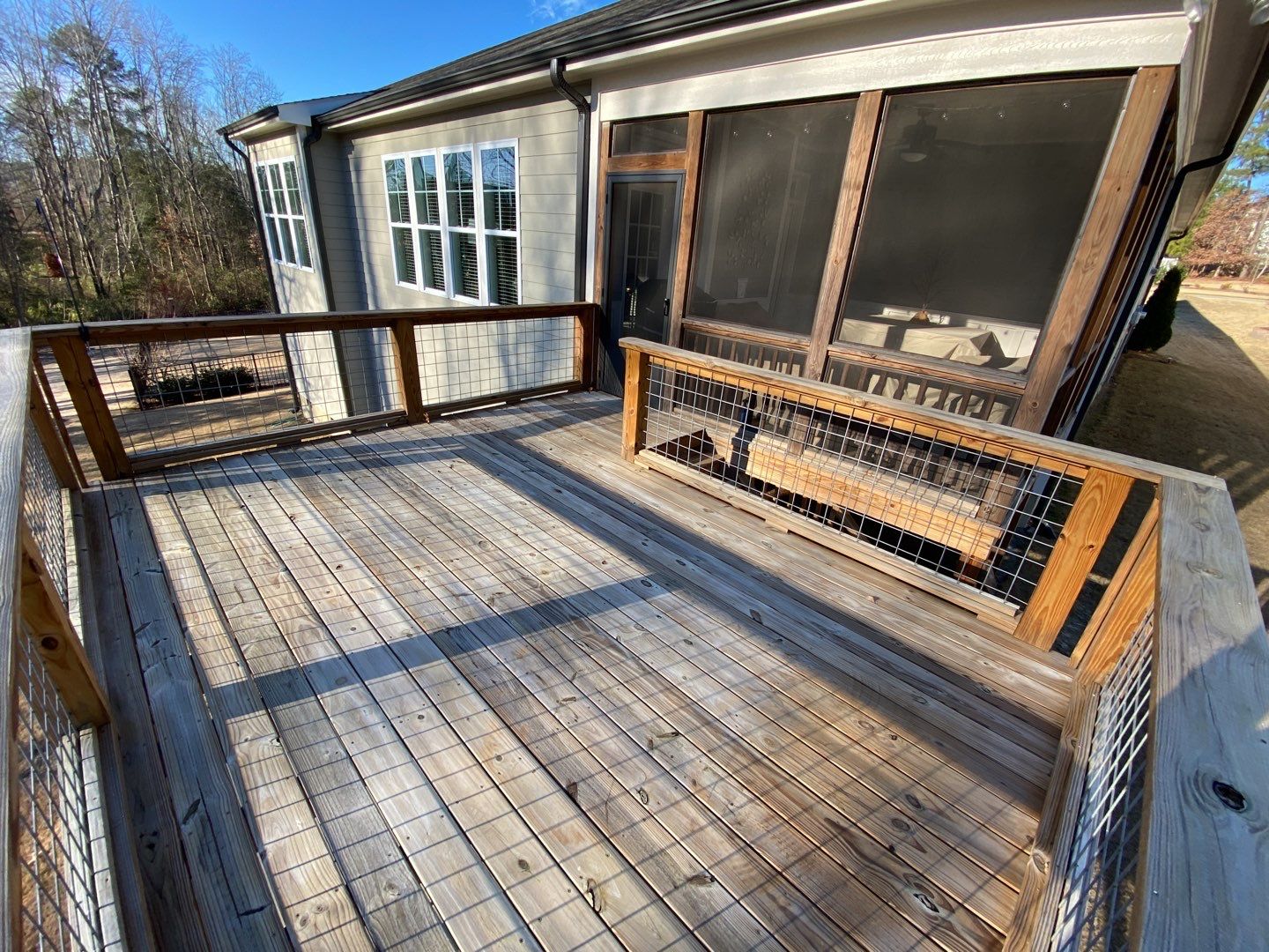 Screened Porch using Wood Sealant by DuraSeal