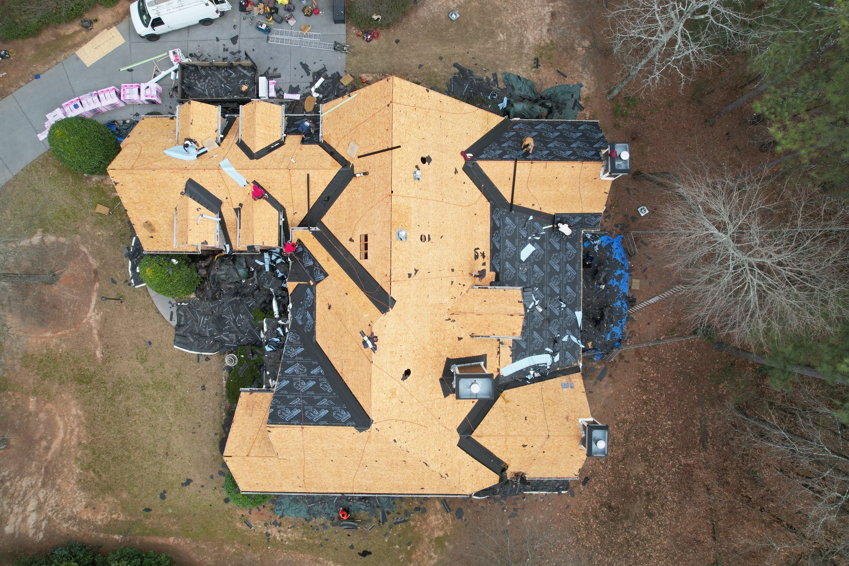 Residential Roofing Installation using Owens Corning by Inspector Roofing and Restoration