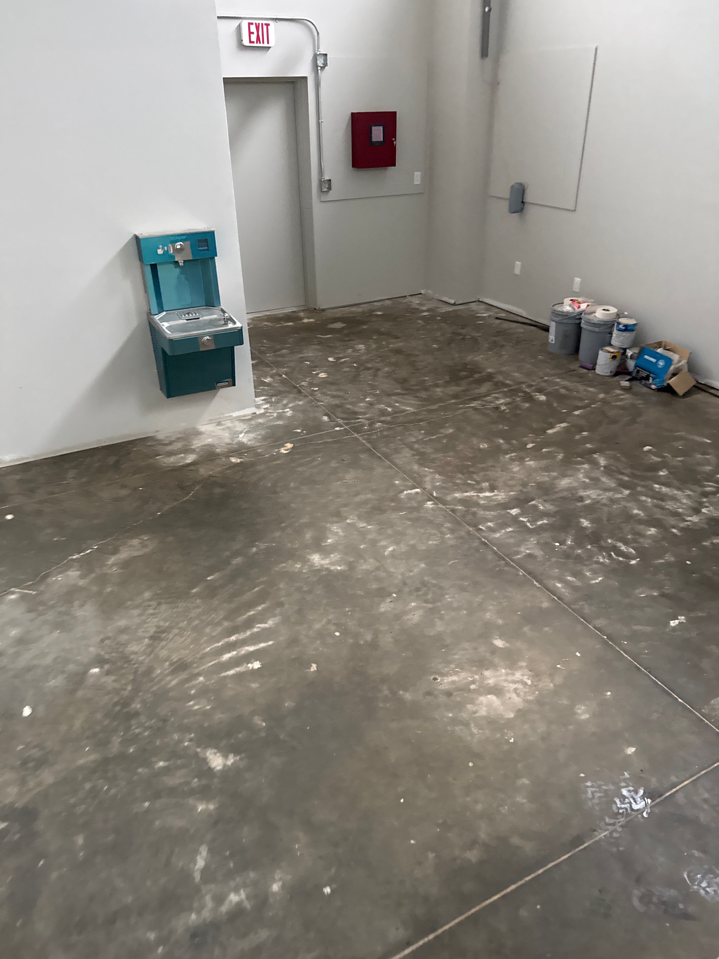 Industrial Epoxy Flooring for Sandhill Crane Workshop in Gautier by Cornerstone Hard Surface Restoration 
