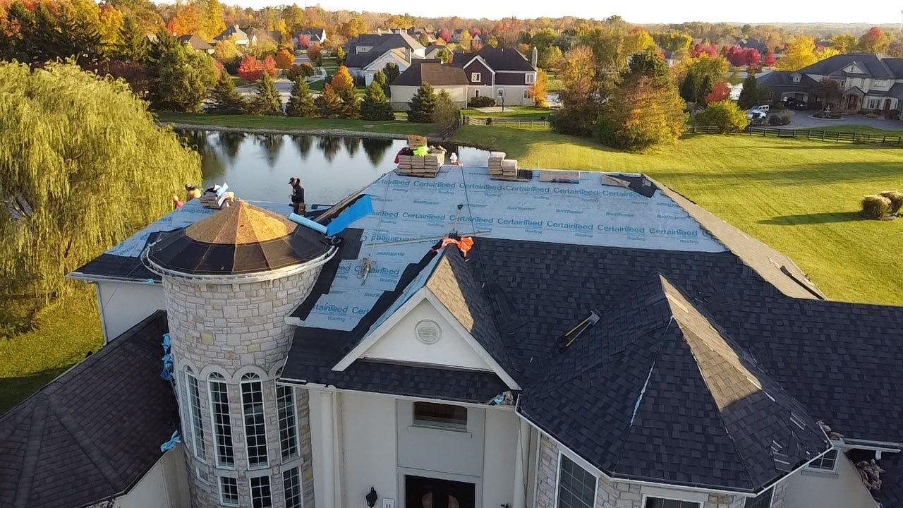 Residential Roofing Installation using Certainteed Landmark Pro Shingles by Best Exteriors Inc