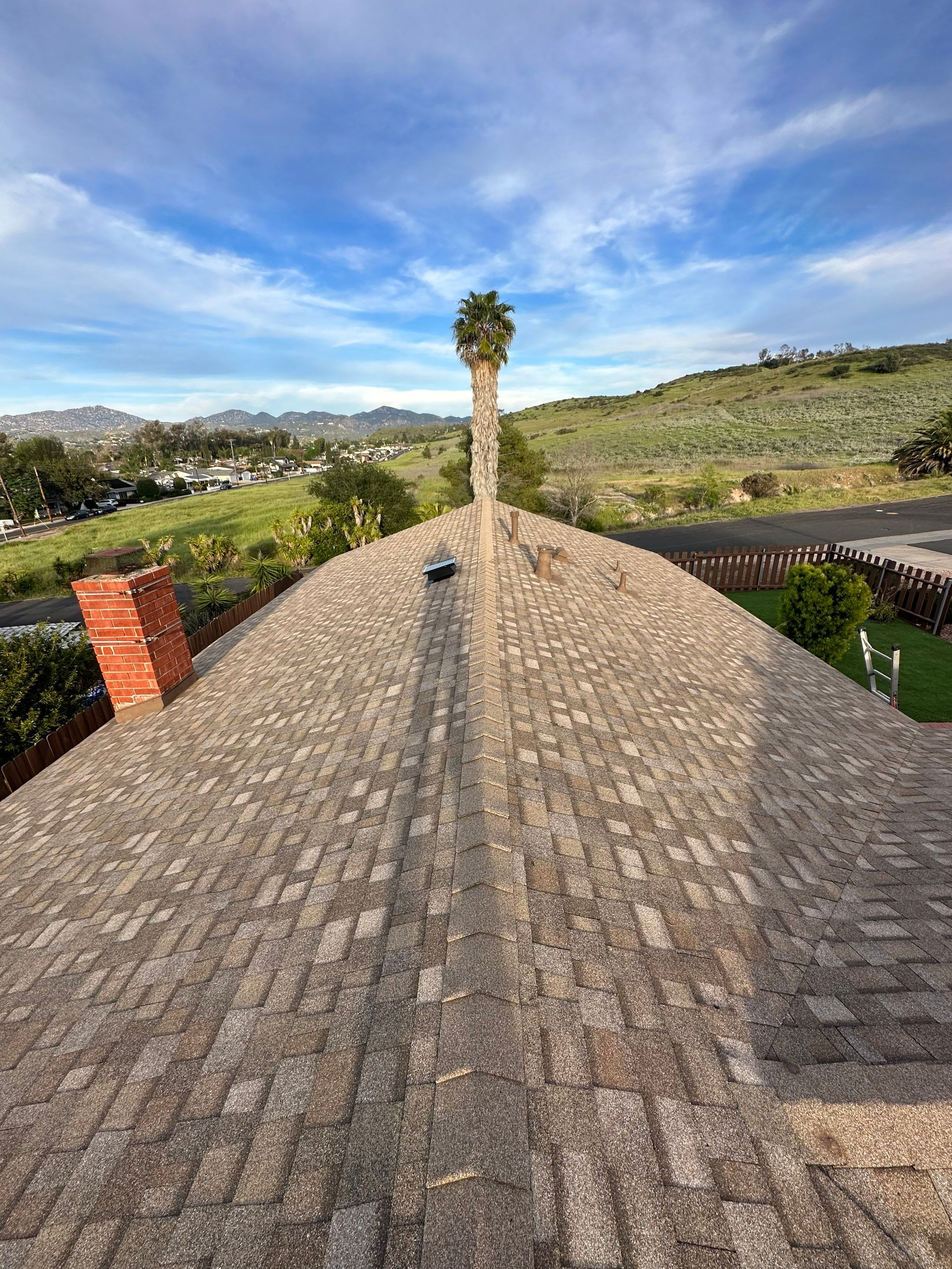 Poway Full Roof Replacement with Owens Corning Duration COOL Sand Castle Shingles by Zenith Roofing Services