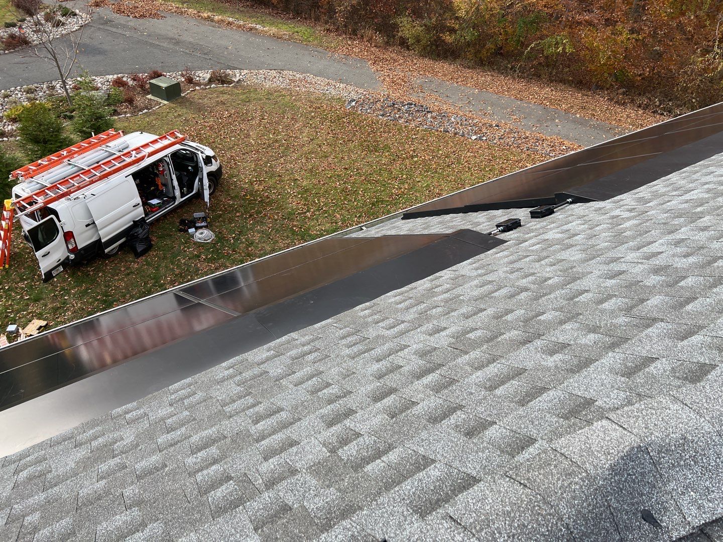 Solar Roof using GAF Decotech integrated panels by American Home Contractors