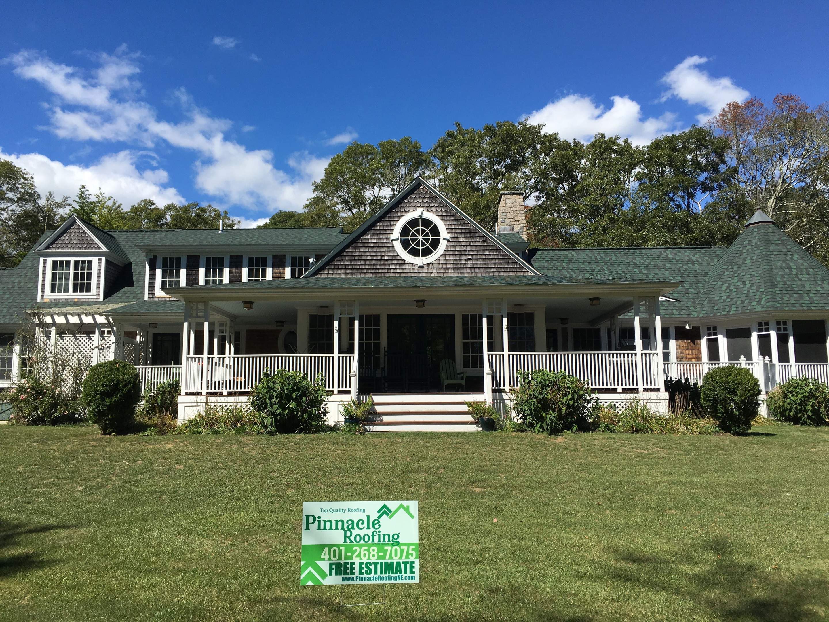 Hunter Green Roofs by Pinnacle Roofing & Skylights