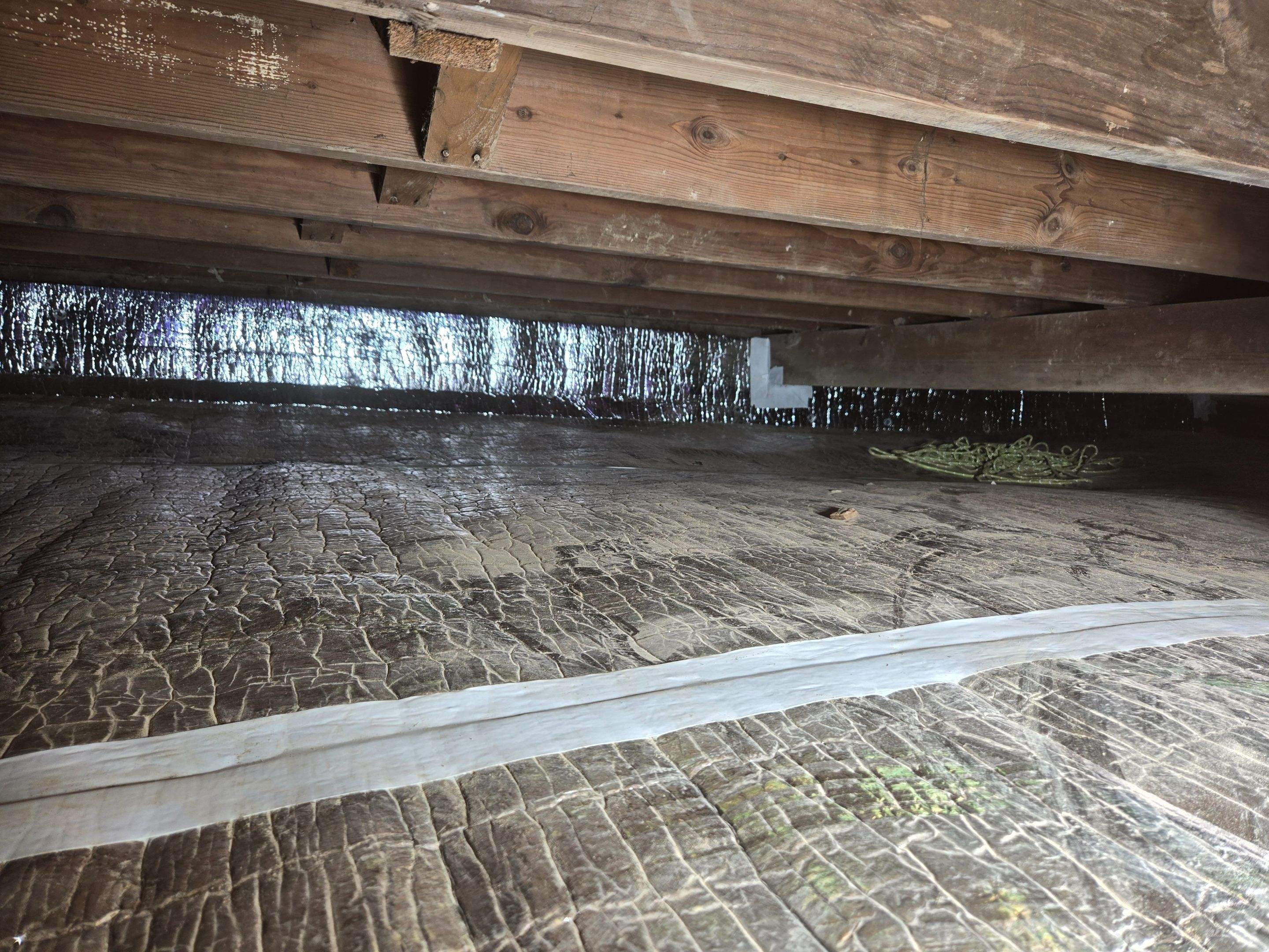 Crawl Space Dig Out, Vent Installation, Access Point and 90 mil Encapsulation by Allied Water Services
