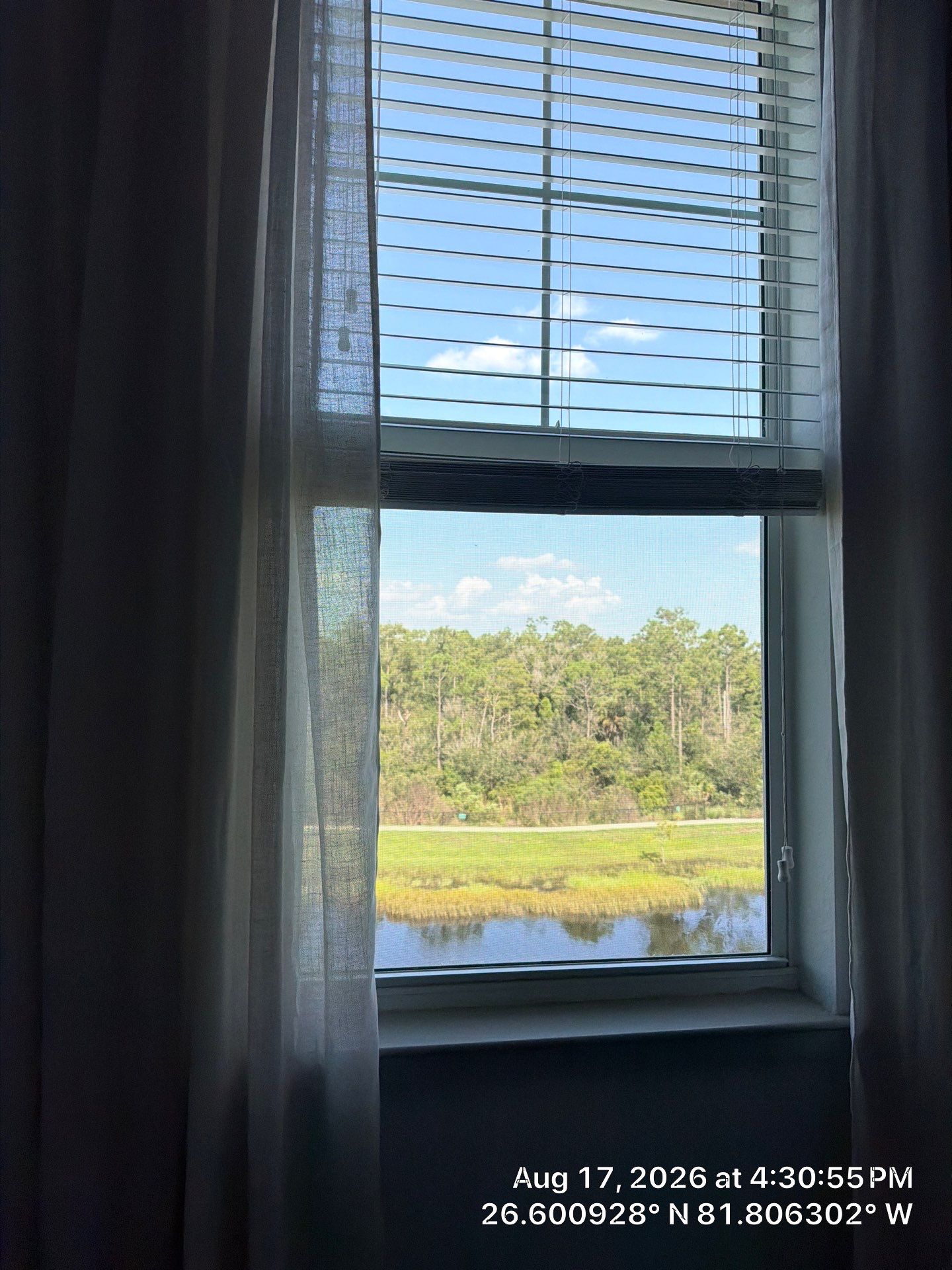 Custom Blind and Sheer Curtain Installation in Fort Myers by CompanyCam Sales Demo