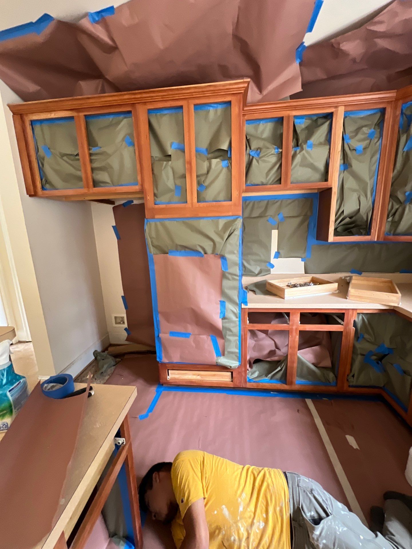 Cabinet & Countertop Refinishing in Bristow VA by Greenspring Construction Services