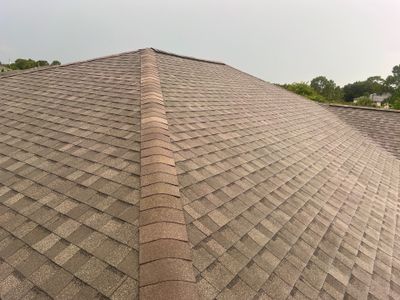 Tamko Heritage Shingle Roof in Weathered Wood 