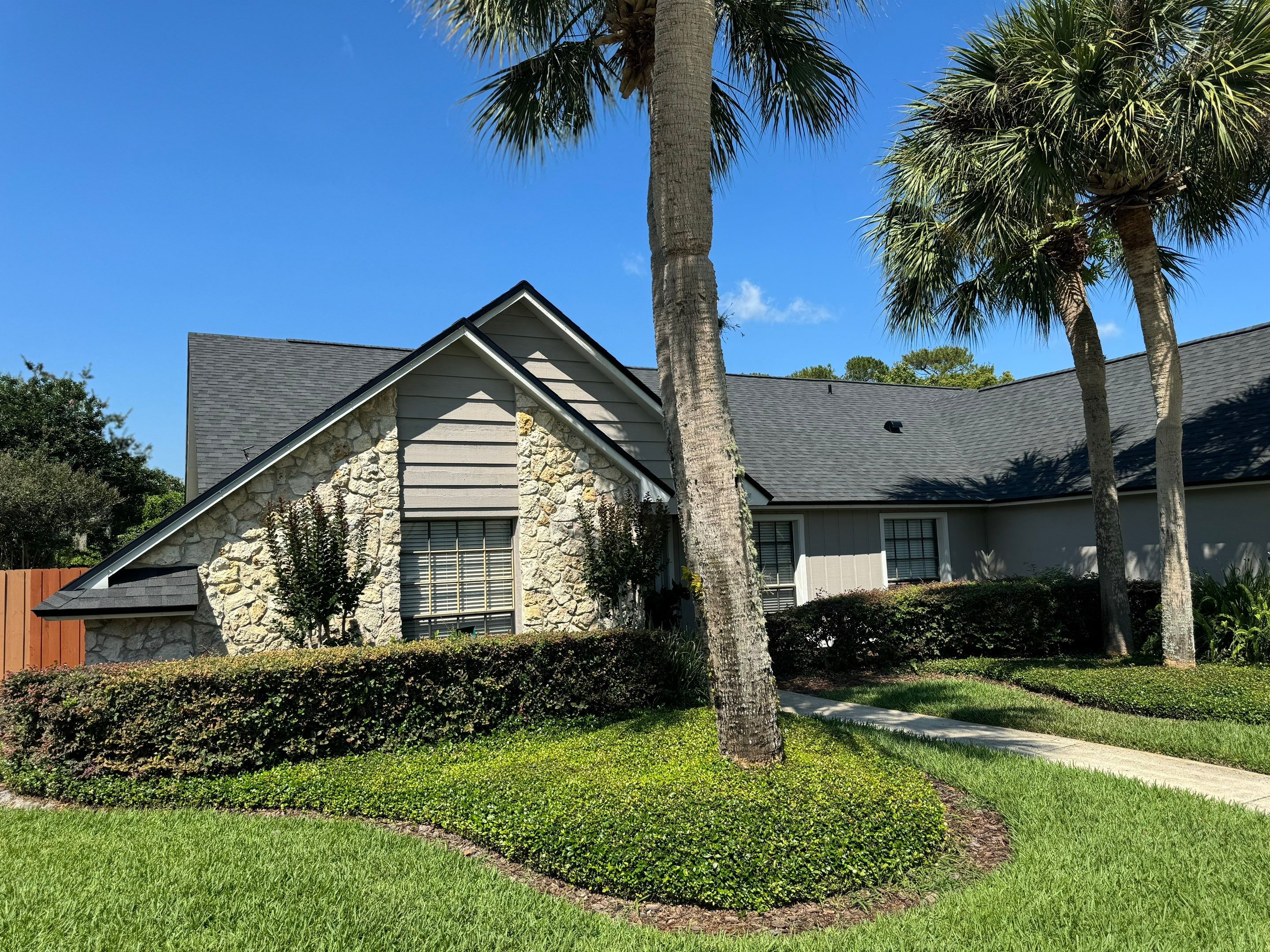 Asphalt Architectural Shingle Roof Replacement and Solar Integration in Longwood by Fortified Roofing Solutions Corp.