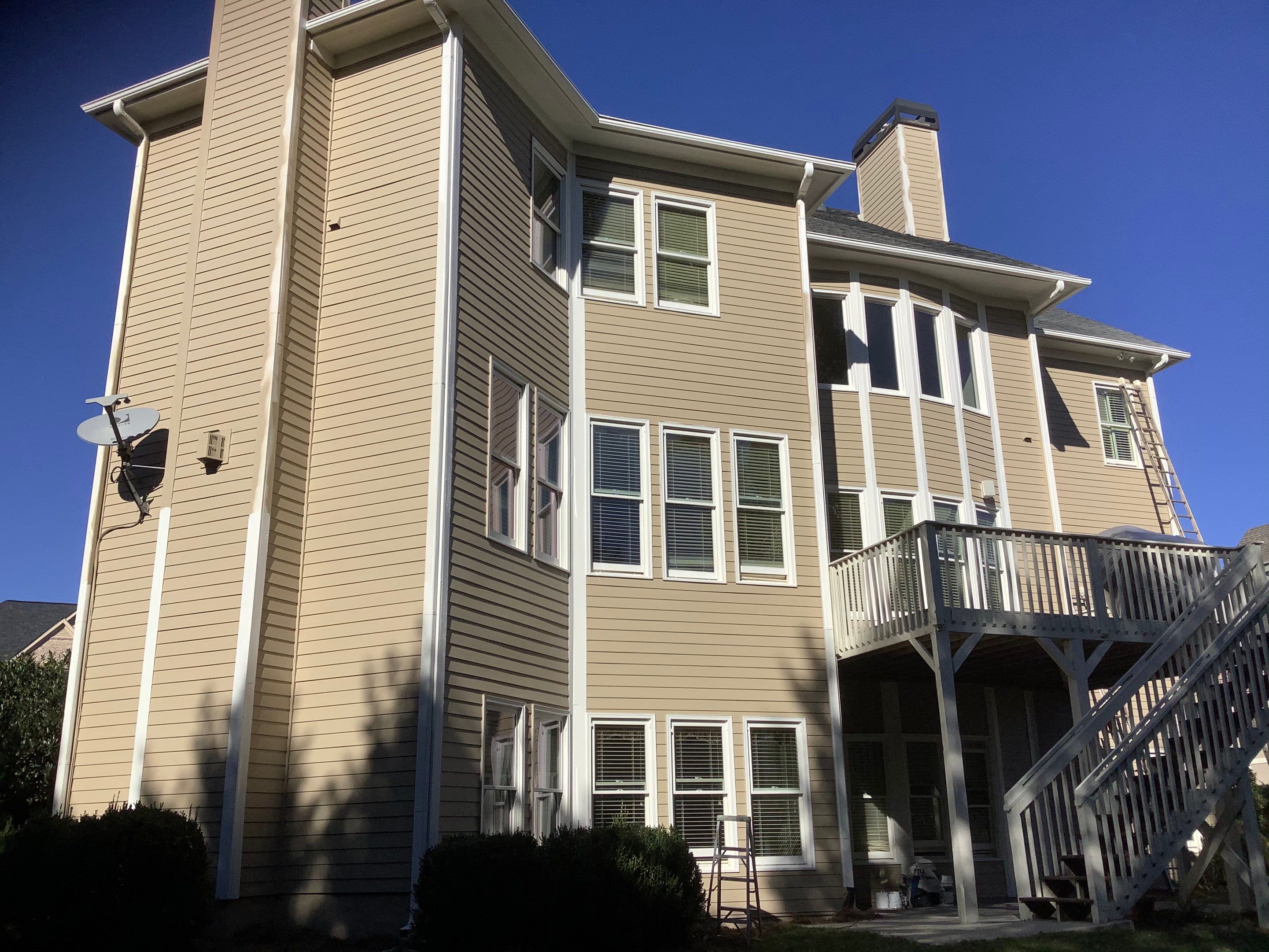 Exterior Painting and Trim Restoration for Marietta Residence by Swift Home Renovations