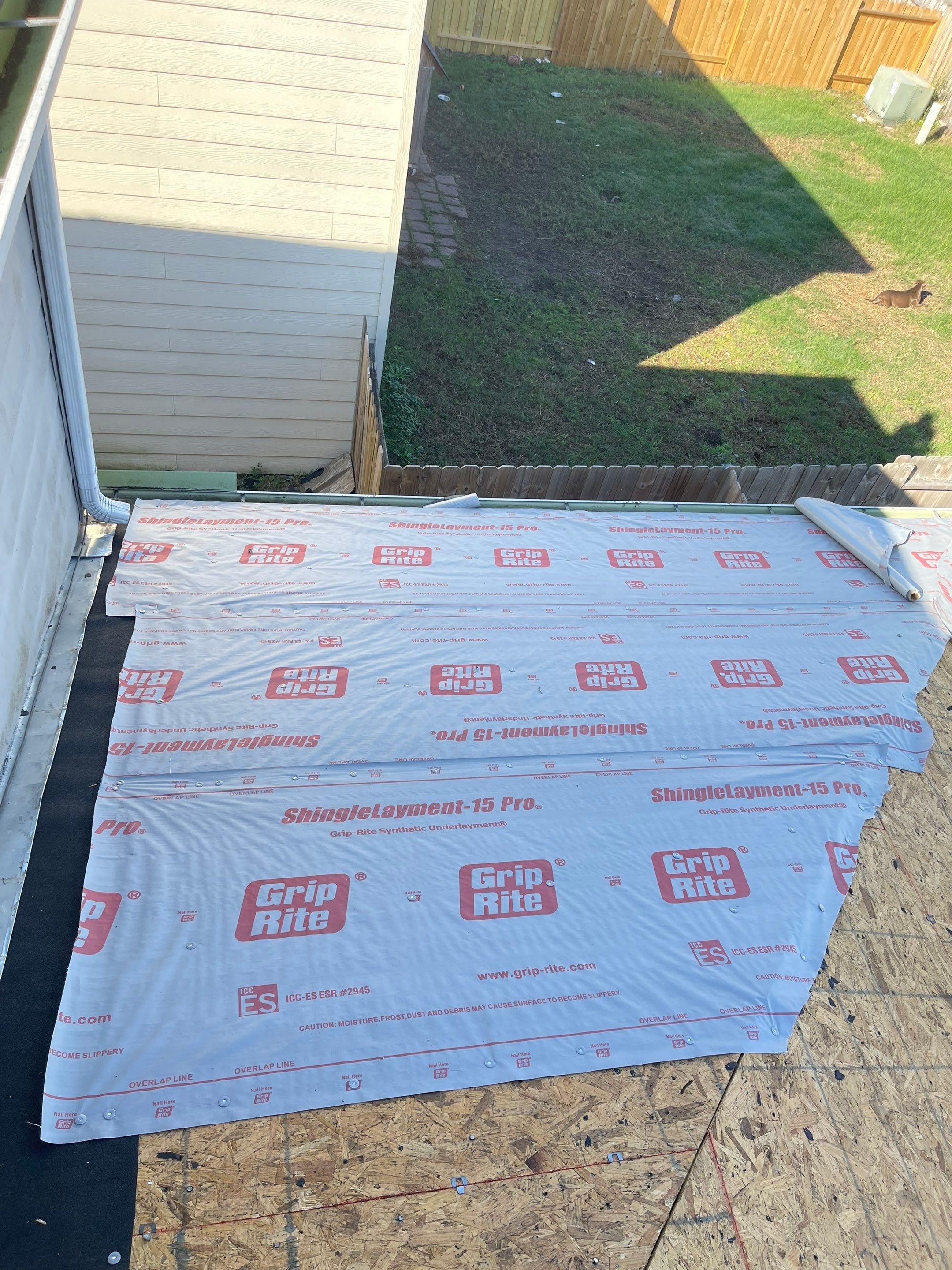 Residential Roofing Installation using Atlas ProLam® Shingles Black Shadow Color by CAP Roofing and Construction LLC