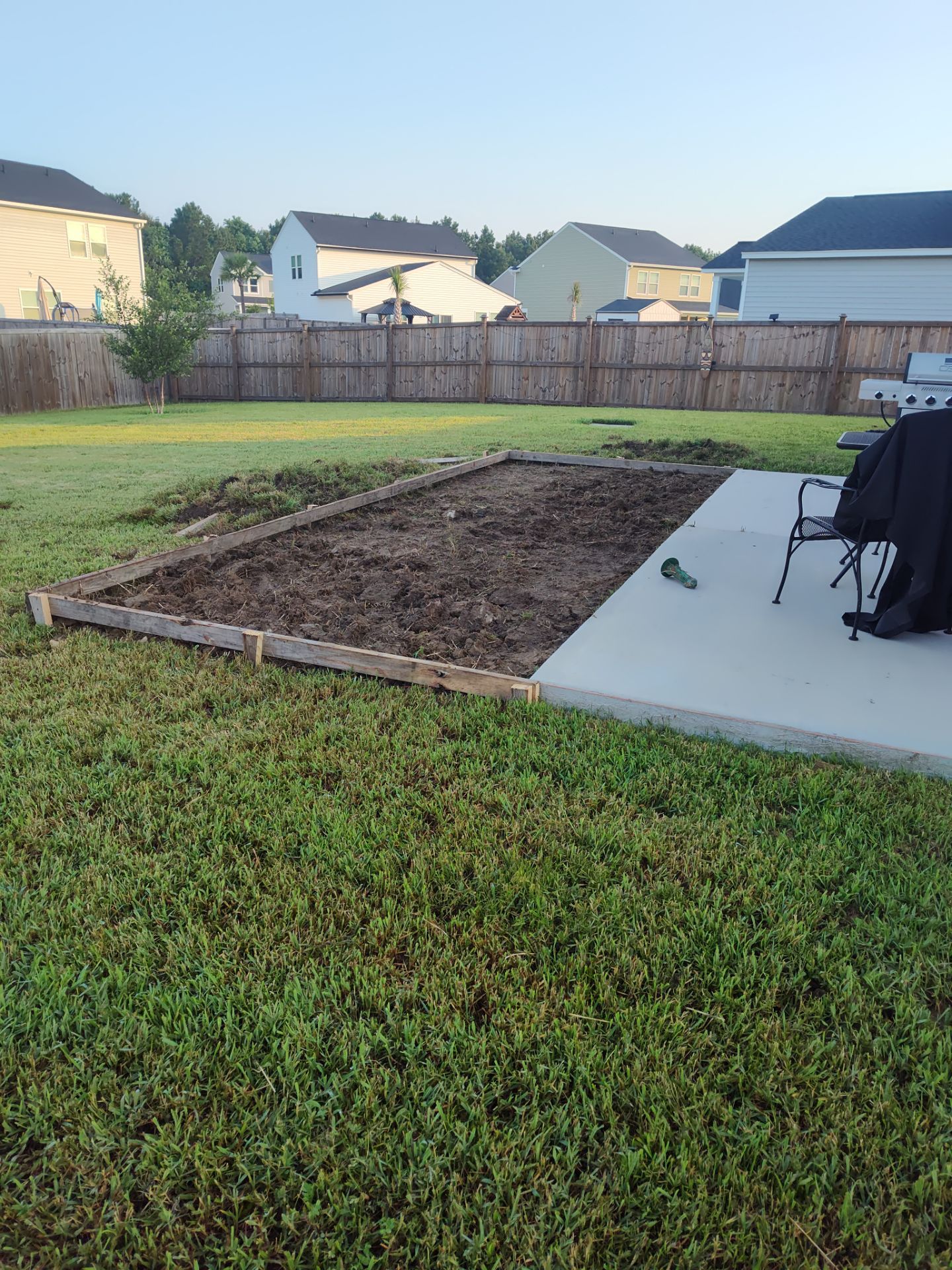 Boat storage concrete by Cornerstone Home Builders, LLC