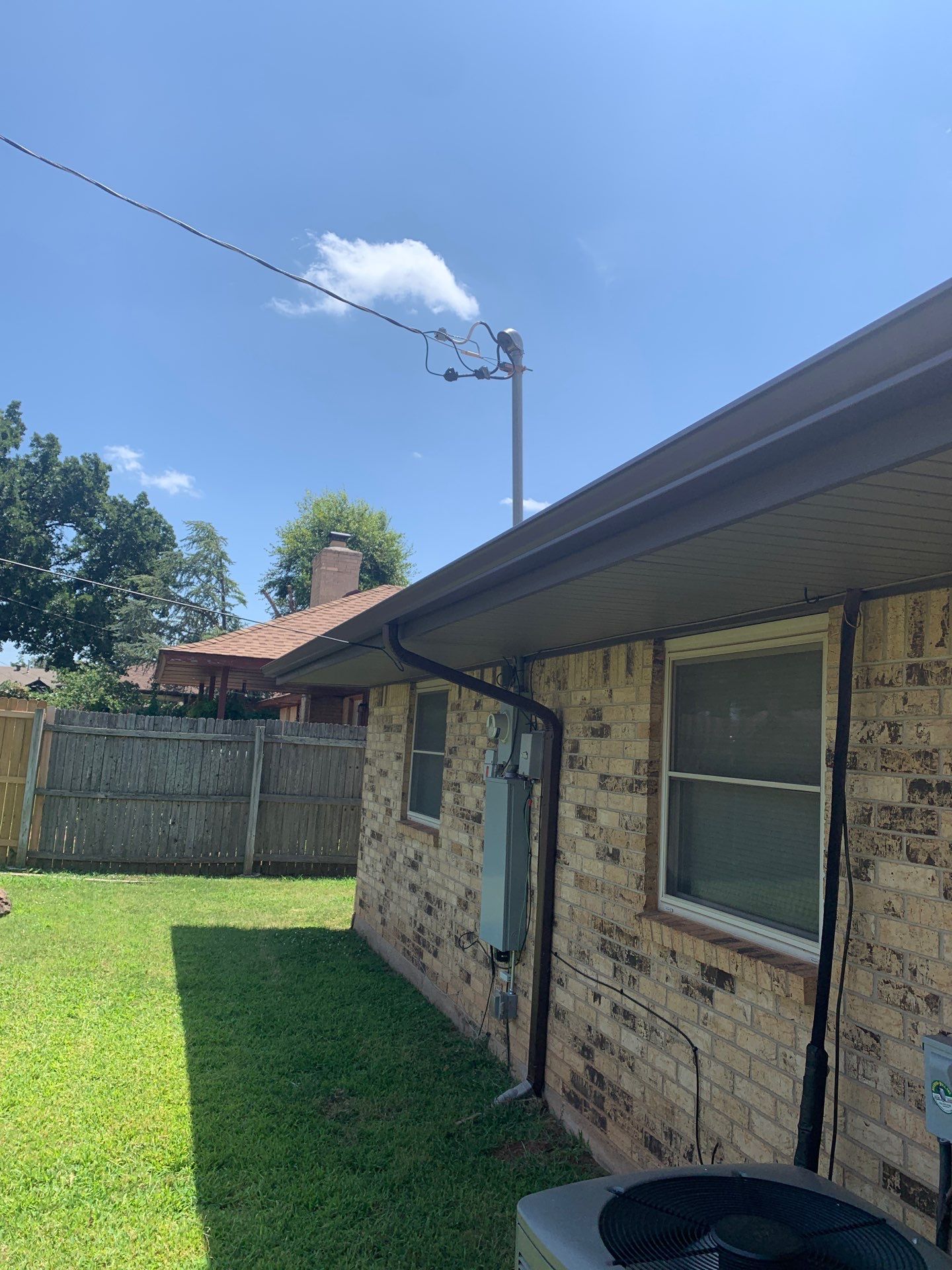 gutter replacement & soffit replacement in Midwest City by McCann's Roofing and Construction