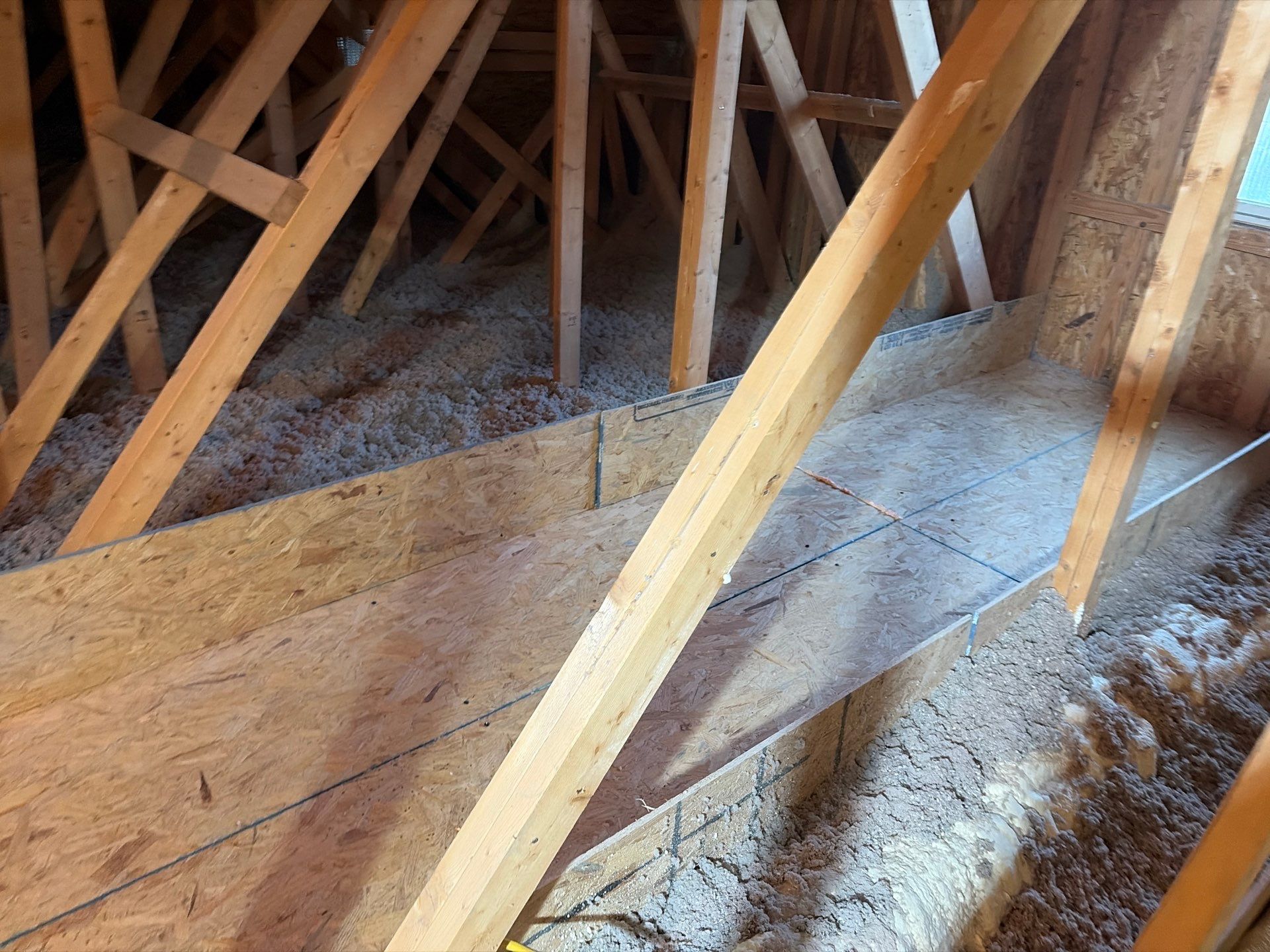 Sanitizing and Transforming a 2,100 sq ft Attic for a Better Home Performance by Home Environment Solutions