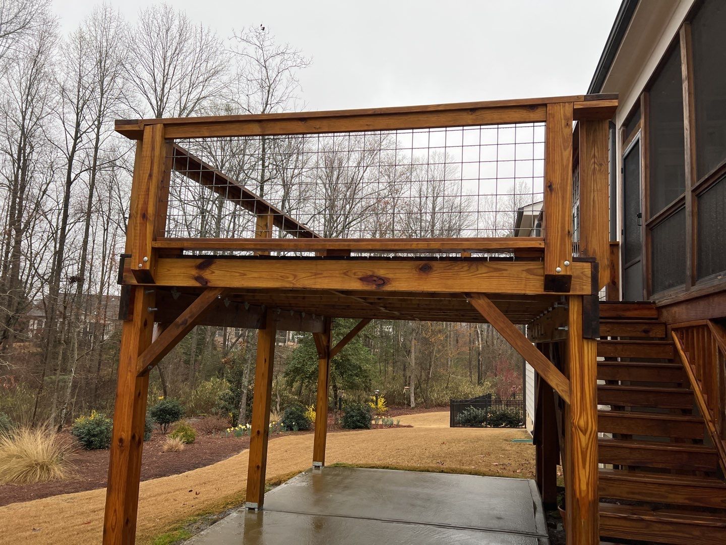 Screened Porch using Wood Sealant by DuraSeal