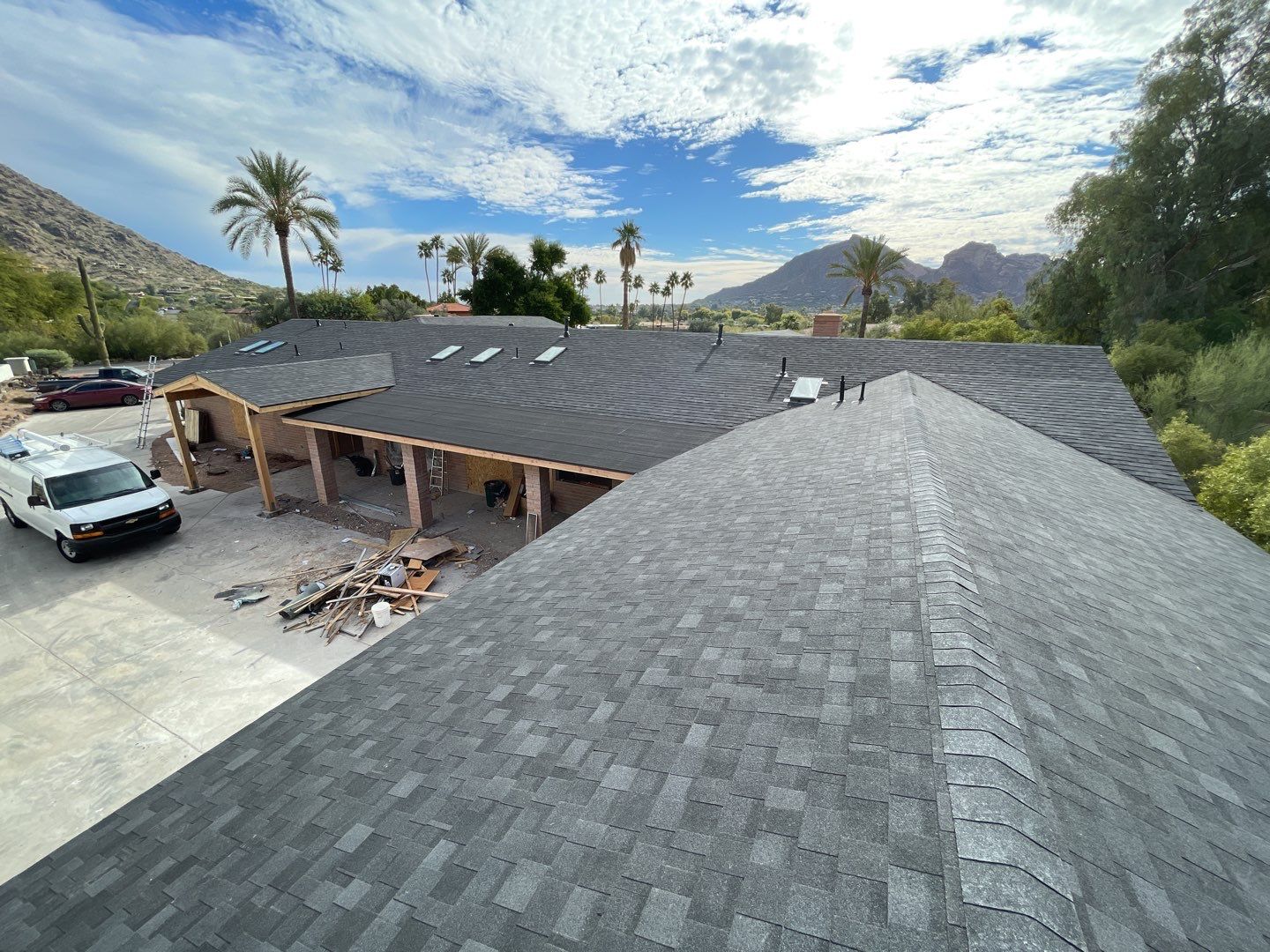 Onyx Black Shingles by Reimagine Roofing