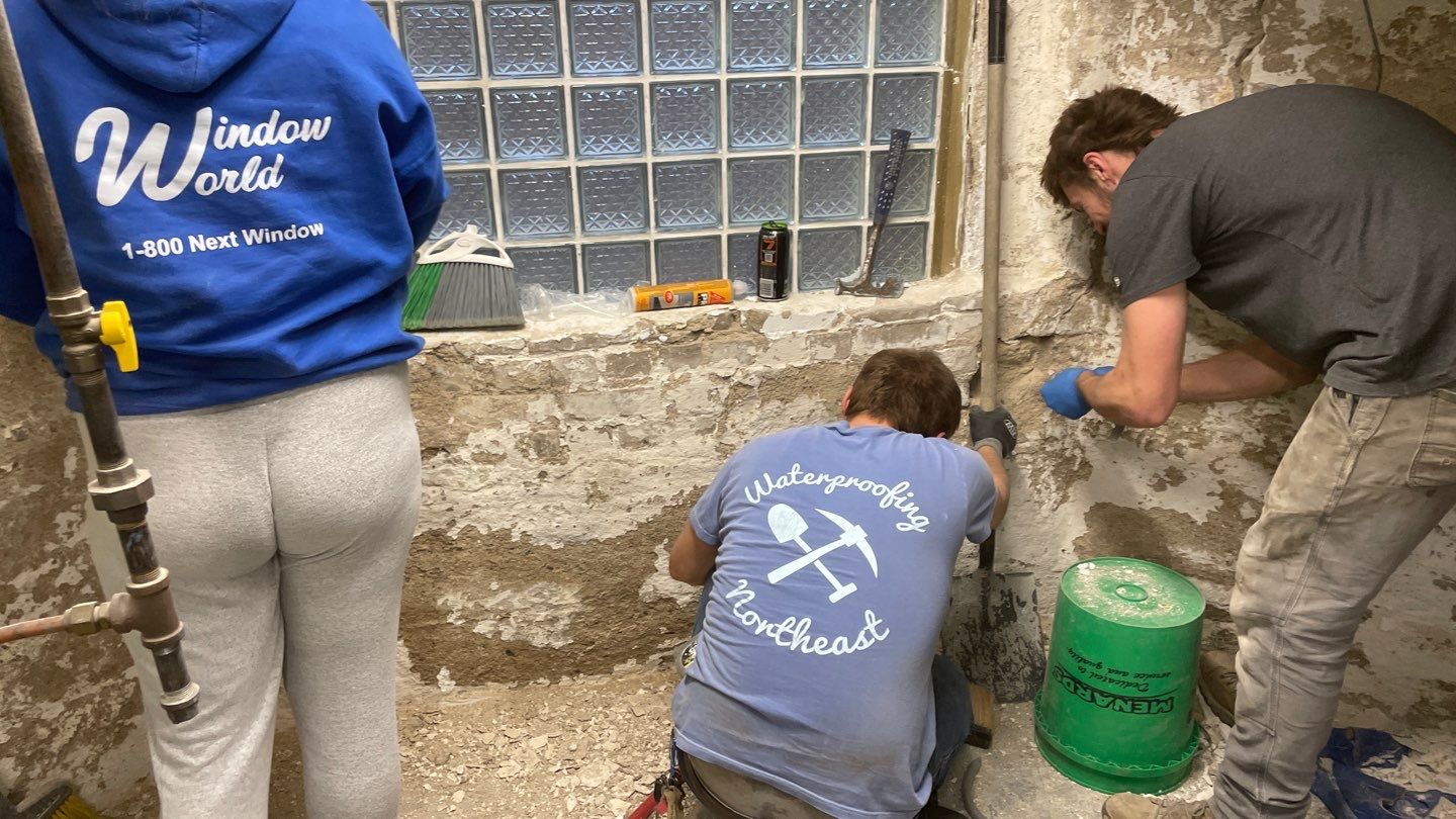 Foundation Restoration for Christian by Waterproofing Northeast