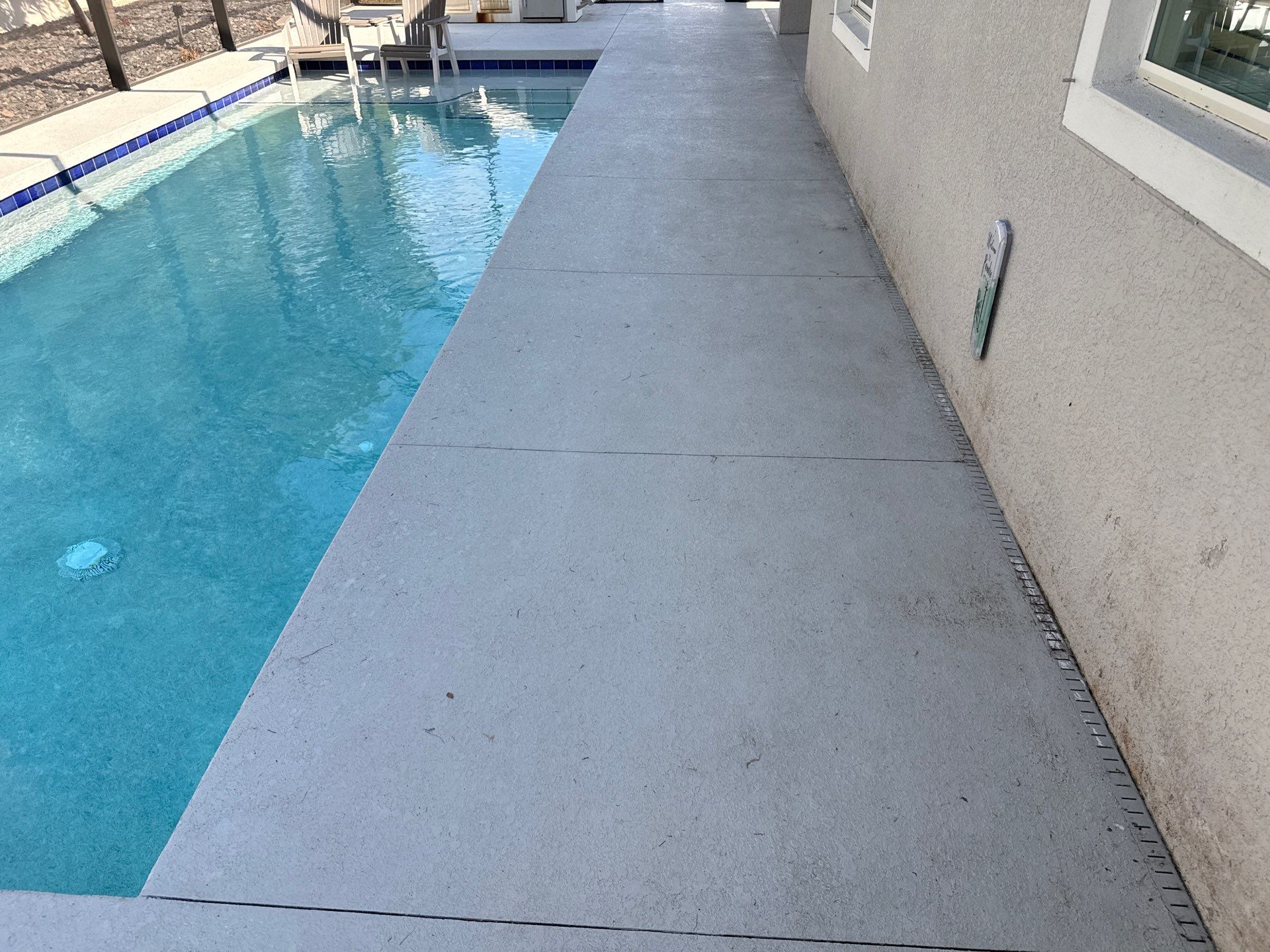 Painted Pool Deck & Screen Enclosure Cleaning | Heron Creek, Palmetto FL by Sunshine AquaWash