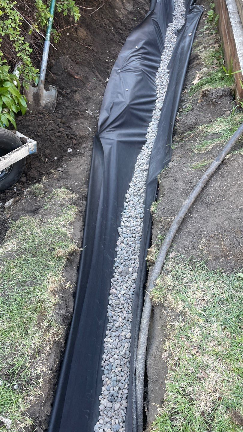 Foundation Drainage Board & French Drain in Southwest Minneapolis by Waterproofing Northeast