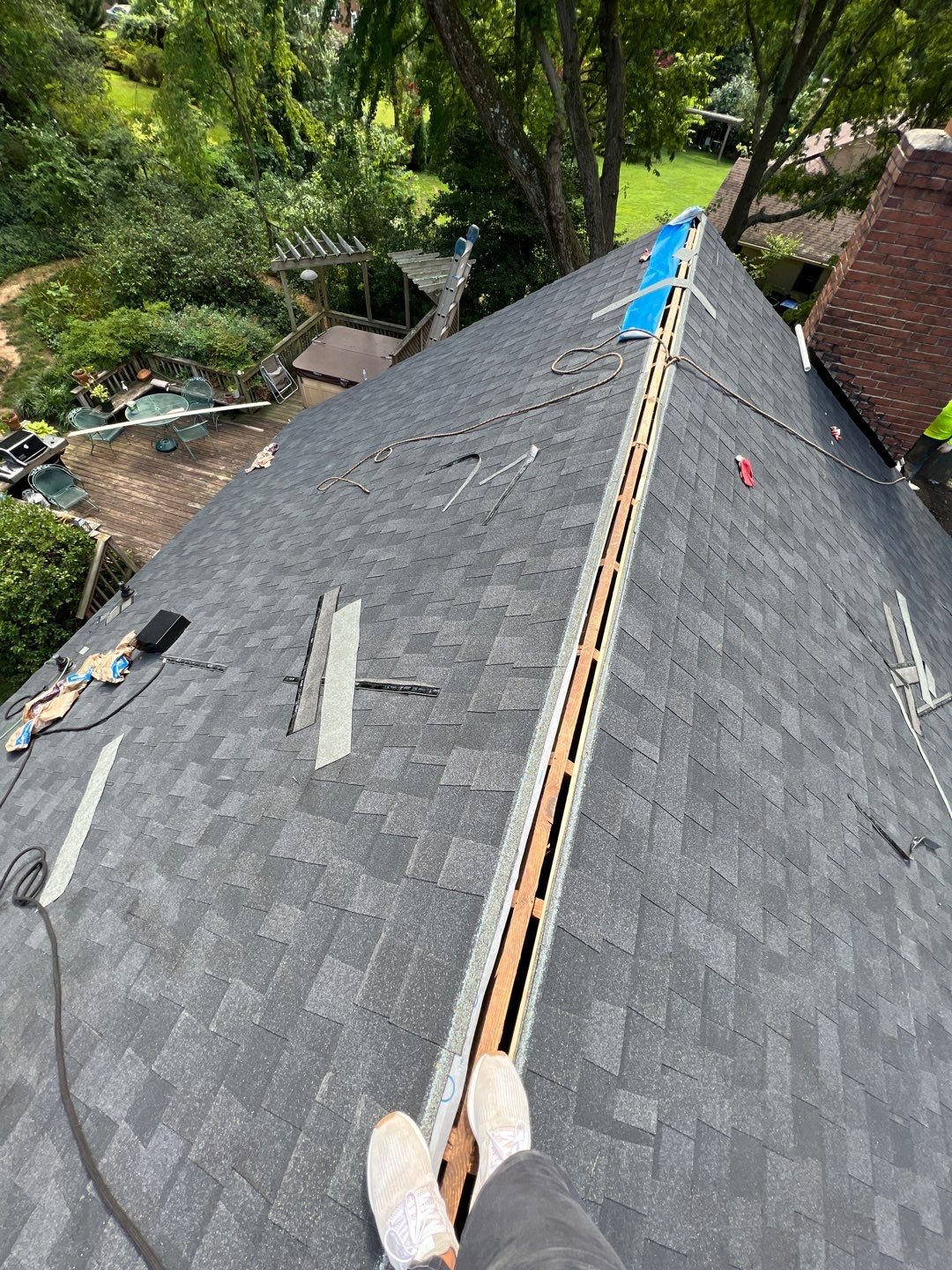 Alexandria Roof Project - CertainTeed Landmark Pro Max Def Charcoal Black Shingles by RM Banning, Inc.