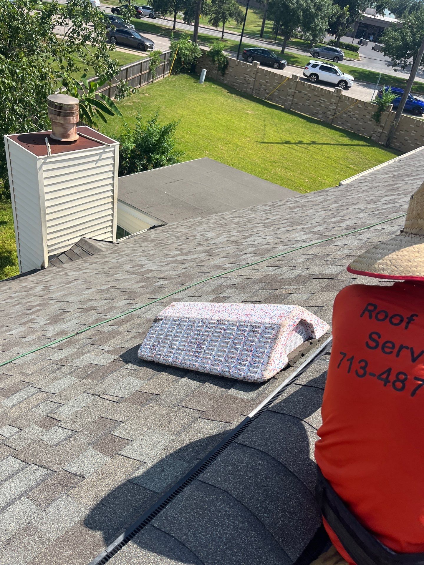 Residential Roofing Installation using Owen's Corning Duration (Lifetime) Shingles by Roof Repair Company