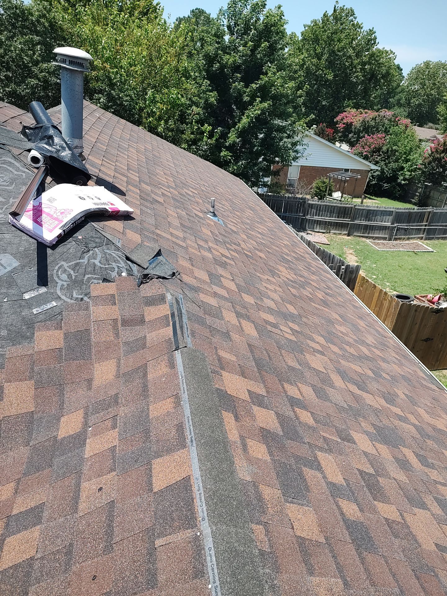 Residential Roofing Installation using Owens Corning Duration by In & Out Construction & Remodeling, LLC